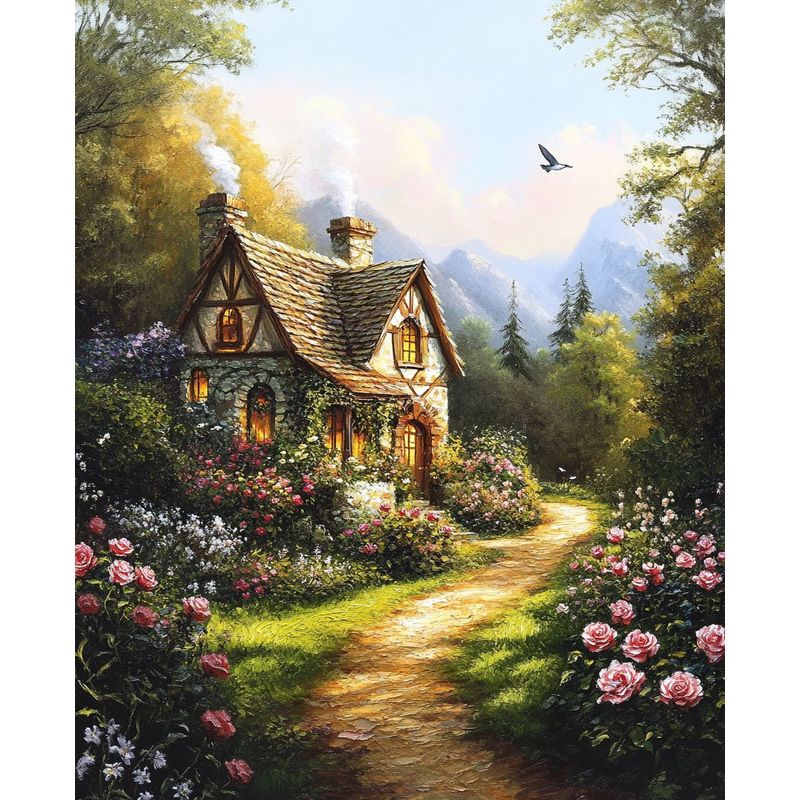 Art And Craft Jungle - PhotoCustom Diy Full Round Diamond Painting