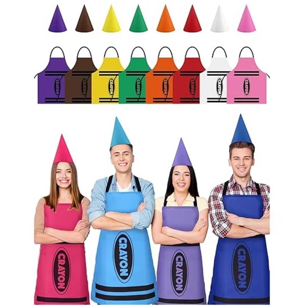 Art Craft Hat - New Colorful Crayon Themed Gnome Set