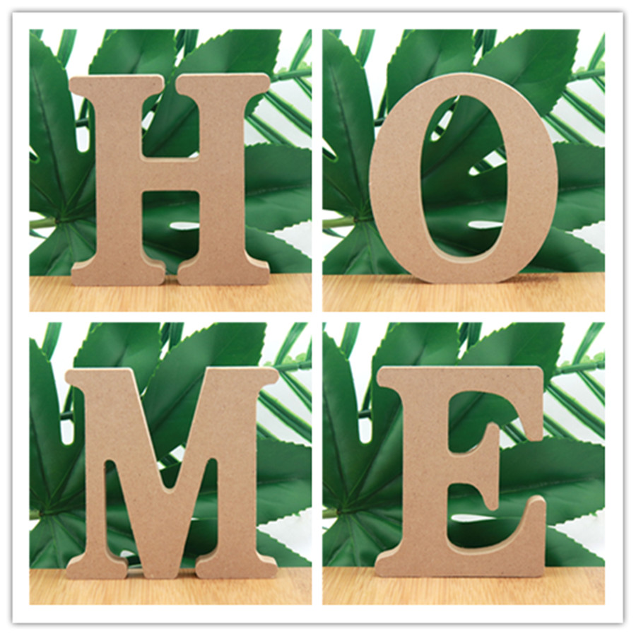 Letter S Art Craft - 1pc 10cm Wood Color Wooden Letters