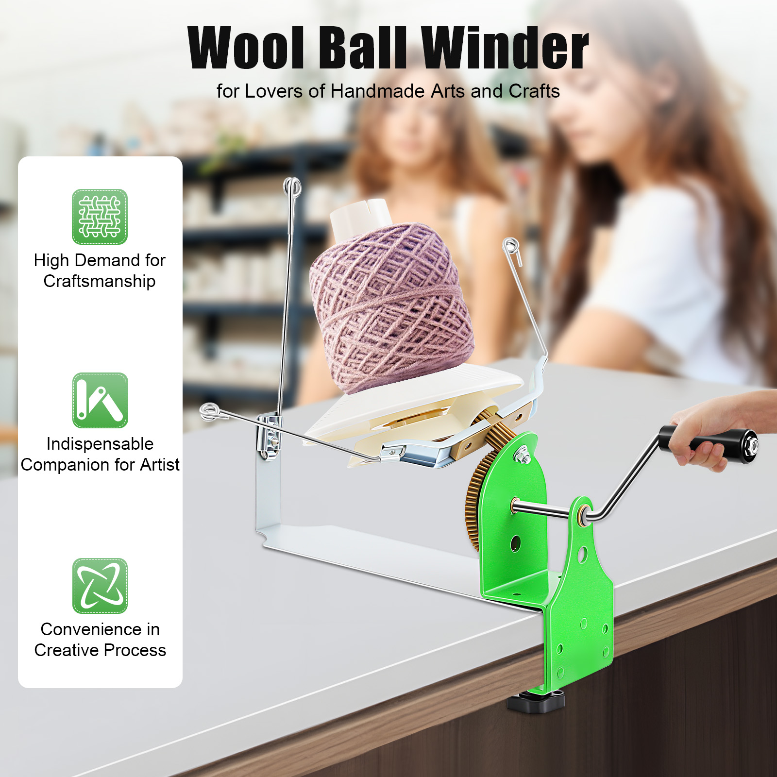 Art Craft Easy - Portable Wool Ball Winder 400-500g Large