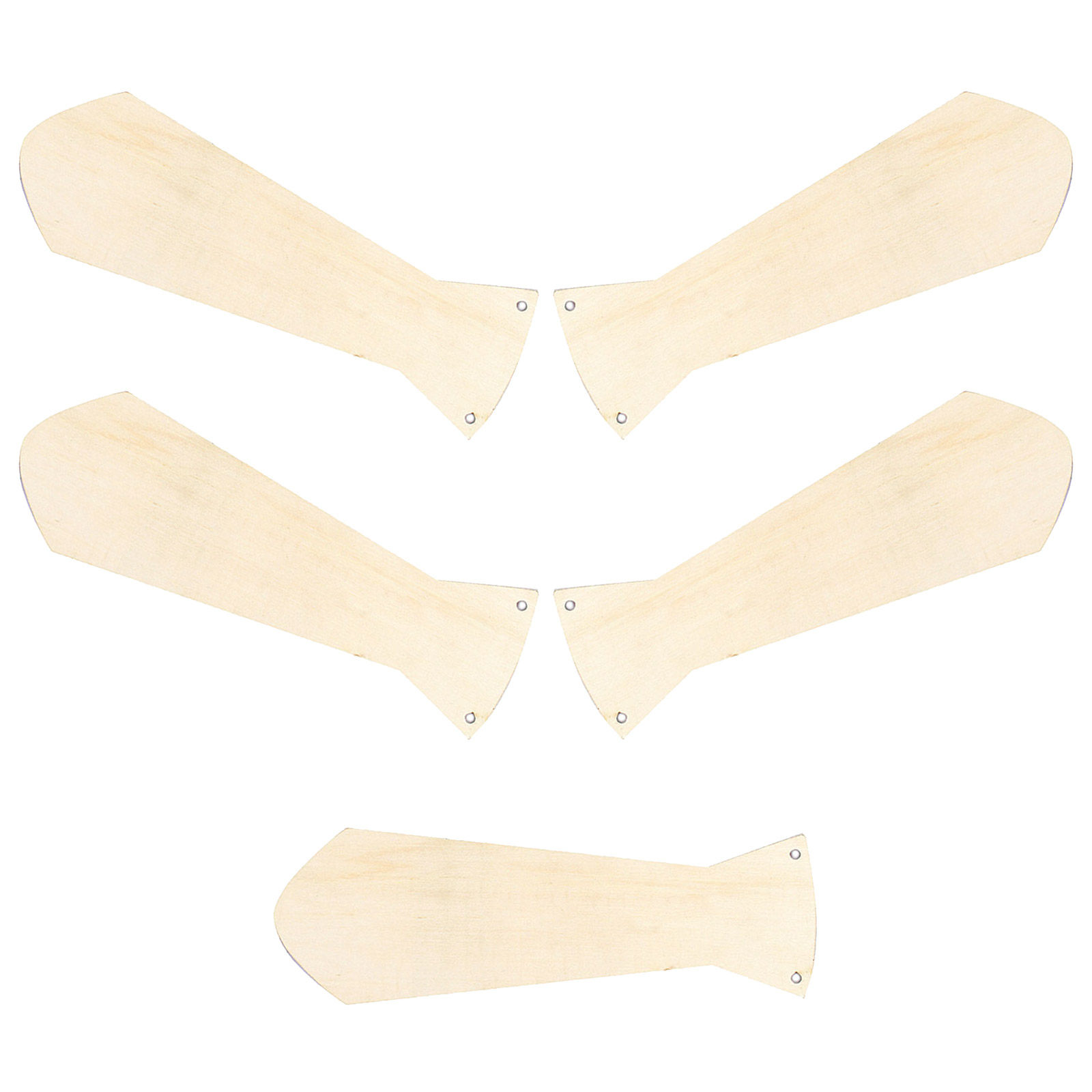 Art And Craft For Father'S Day - 5Pcs Wooden Necktie for Fathers Day