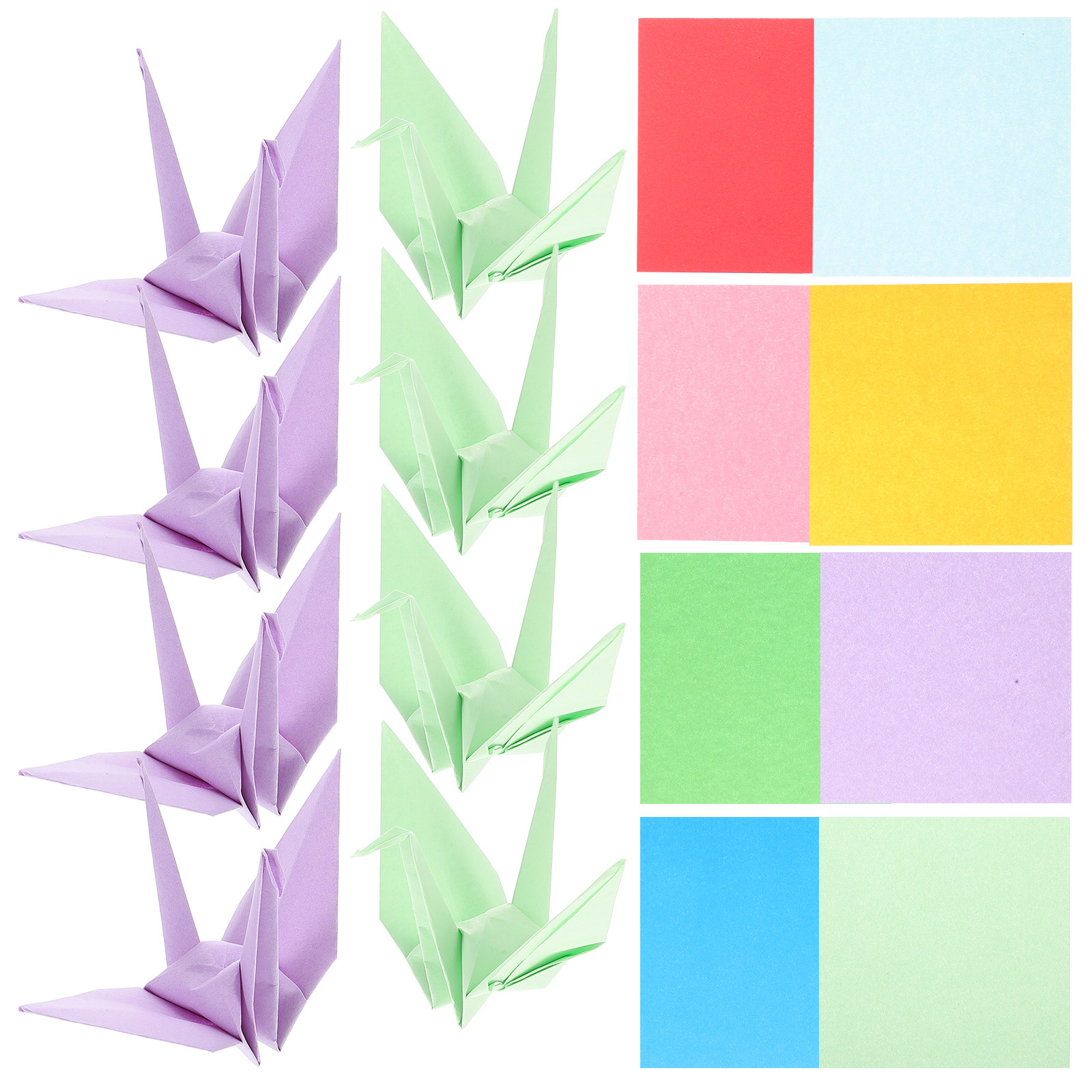 Art Craft Activities - 100Pcs Bright Colored Construction Paper for