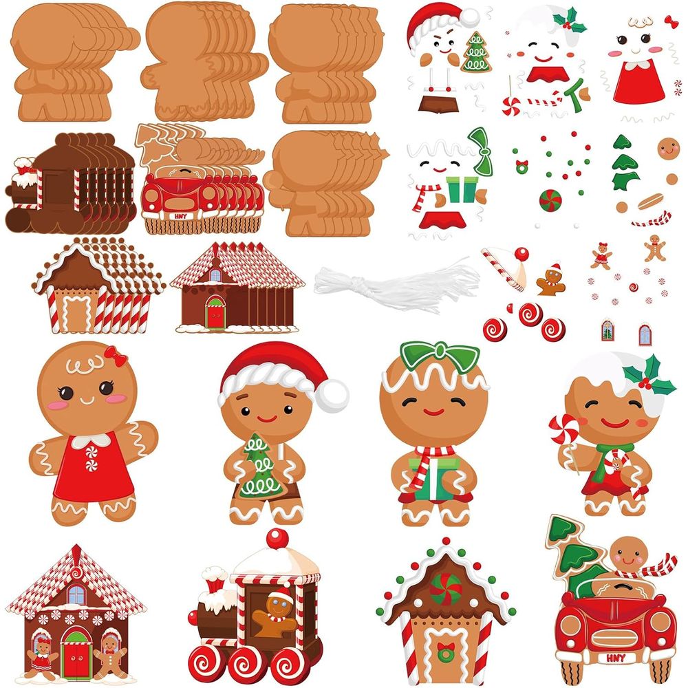 Art And Craft Xmas Tree - 48 Pcs DIY Arts and Crafts