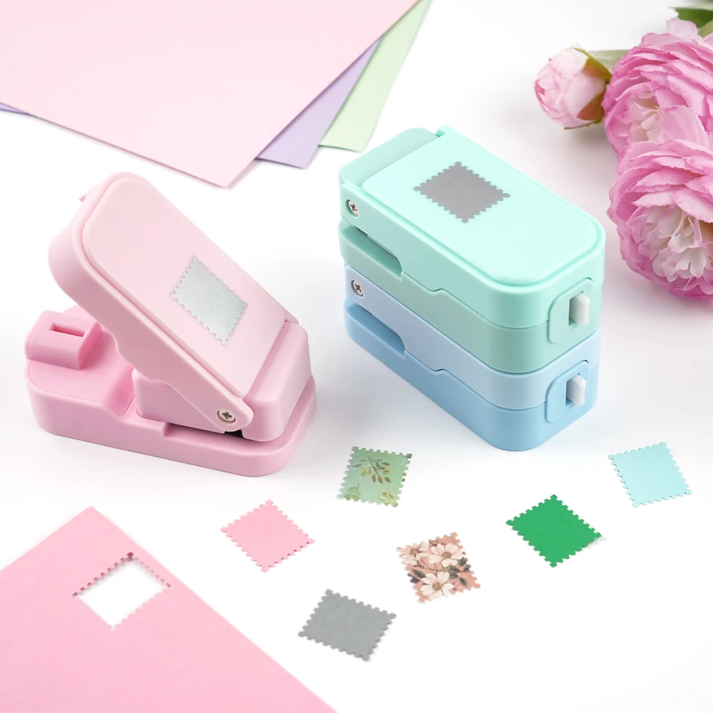 Art Craft Journal - Portable Stackable Stamp Border Puncher Colorful