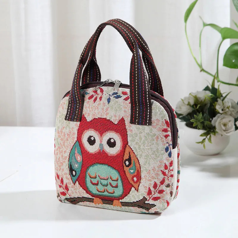 Art Craft Butterfly - Butterfly Embroidery Top Handle Bag Small