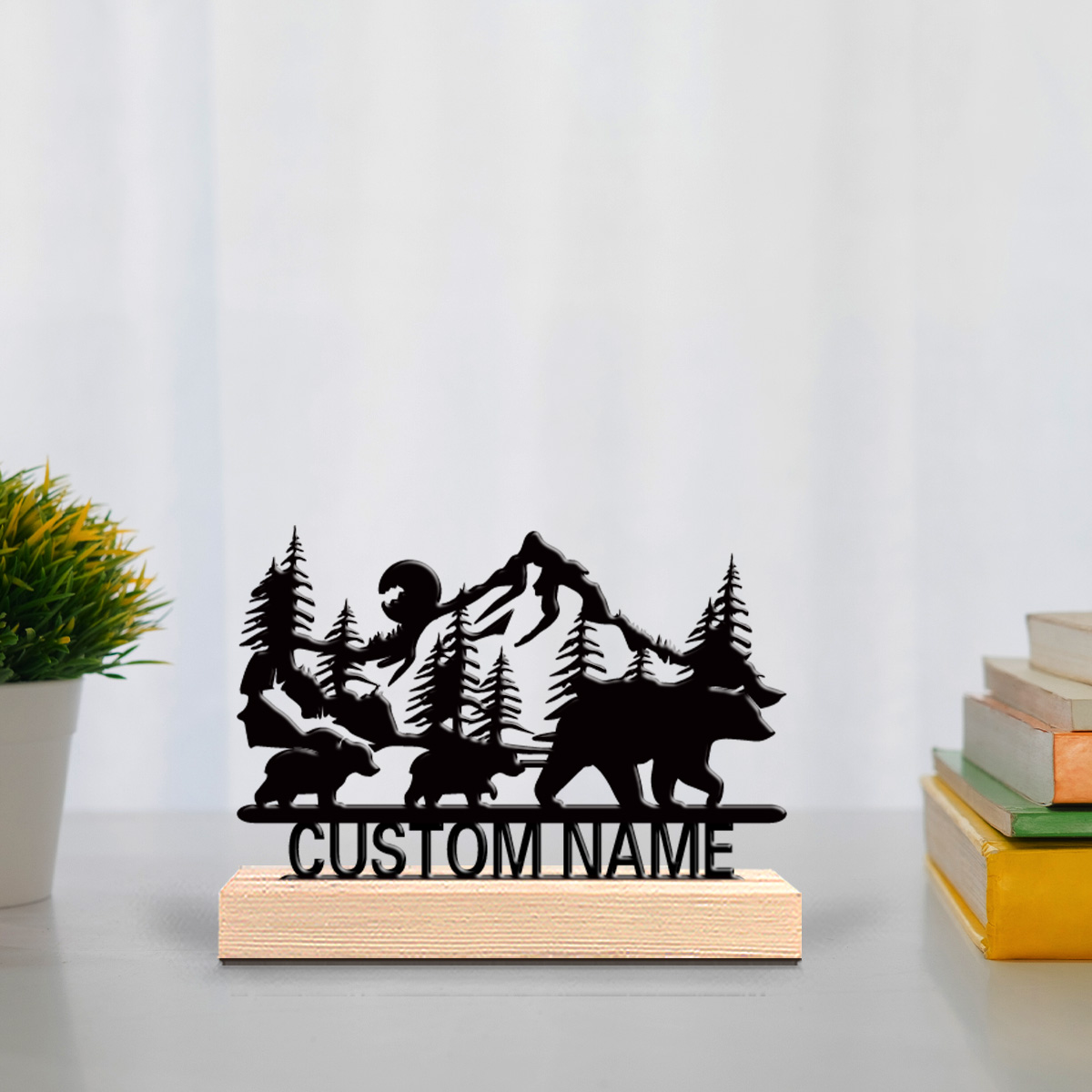 Letter S Art Craft - 1pc Creative nature view Custom Letter