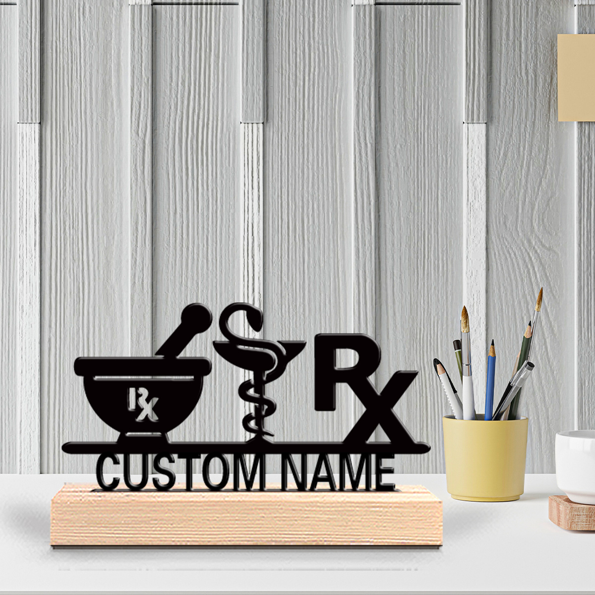 Letter S Art Craft - 1pc Modern Pharmacist Customized Letter Metal