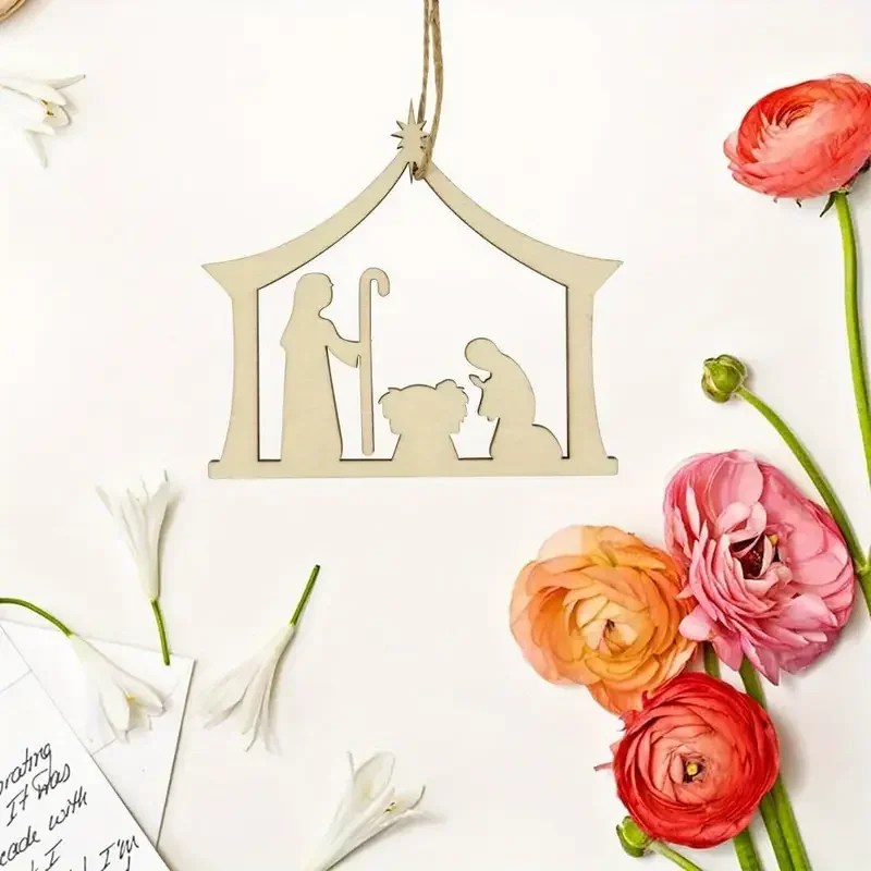 Art And Craft Recycle - 30/40/48pcHot Sale Wooden Silhouette Art Decor