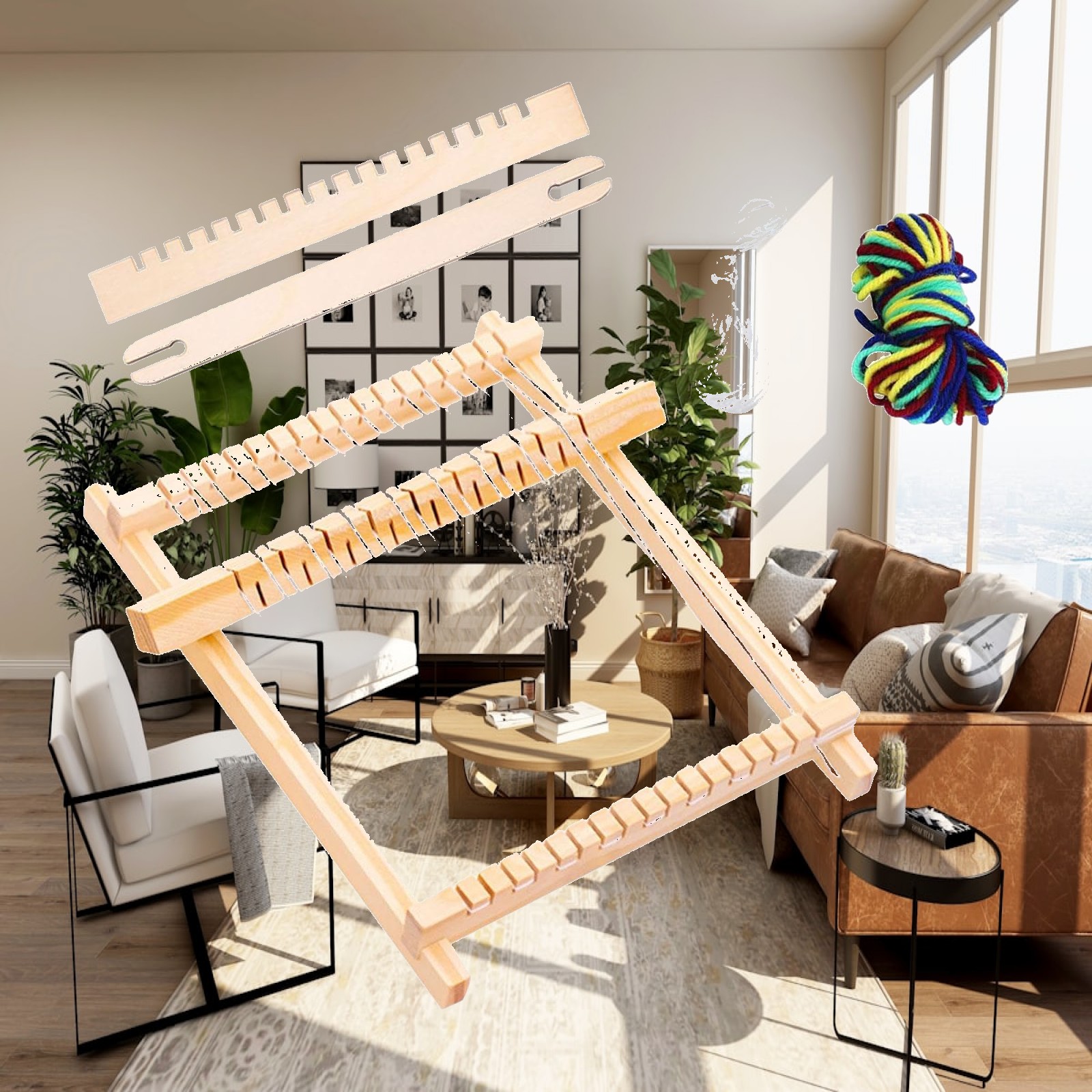 Art Craft Hat - Wooden Weaving Looms Kit DIY Craft
