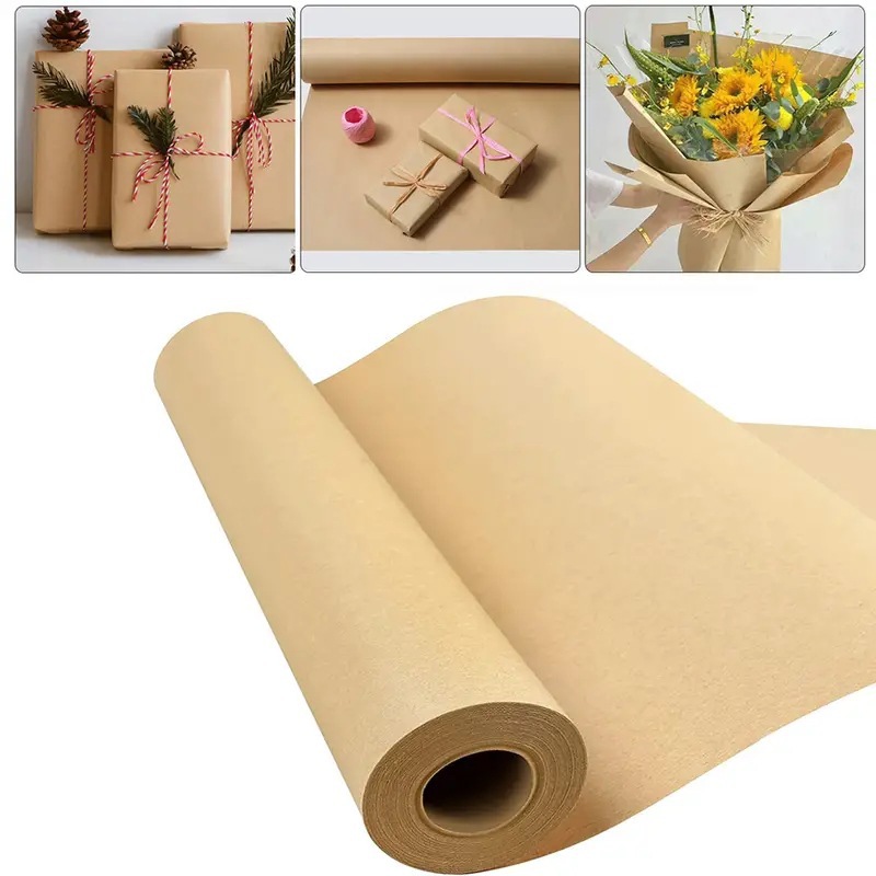 Art And Craft Recycle - Brown Kraft Paper Ideal For Gift