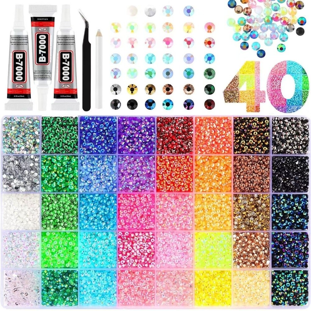 Art Craft Items - Hot Multicolor Resin Rhinestone Kit DIY