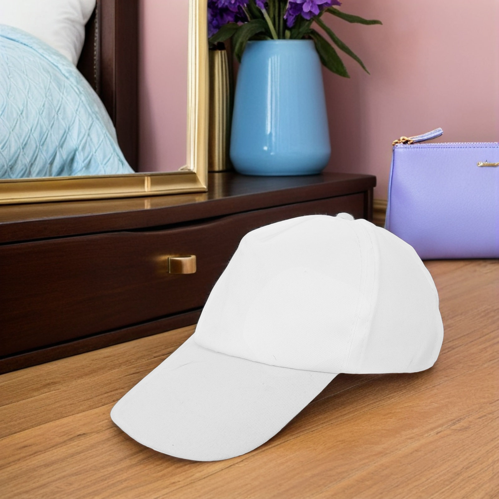 Art Craft Activities - 1Set Plain White Kids Baseball Caps