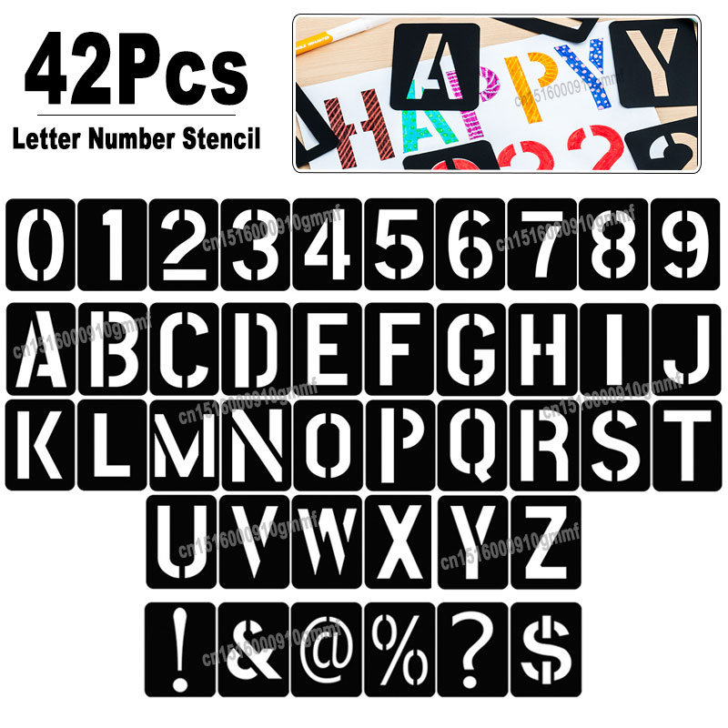 Letter S Art Craft - 42Pcs Reusable Plastic Alphabet Letter Number