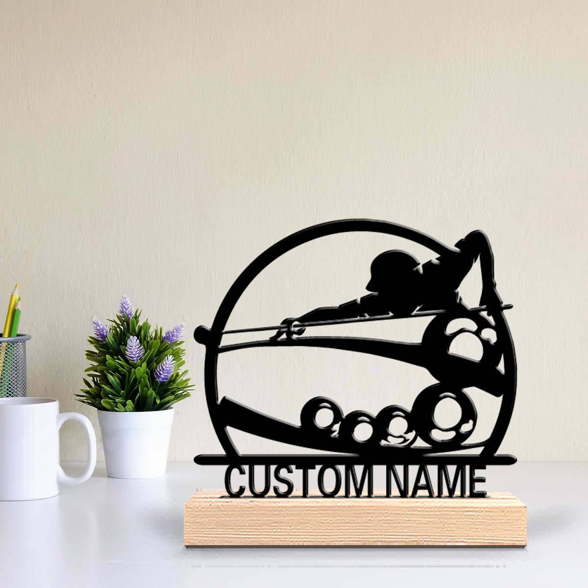 Art Craft Names - 1pc Simple golf Customized Name Tin