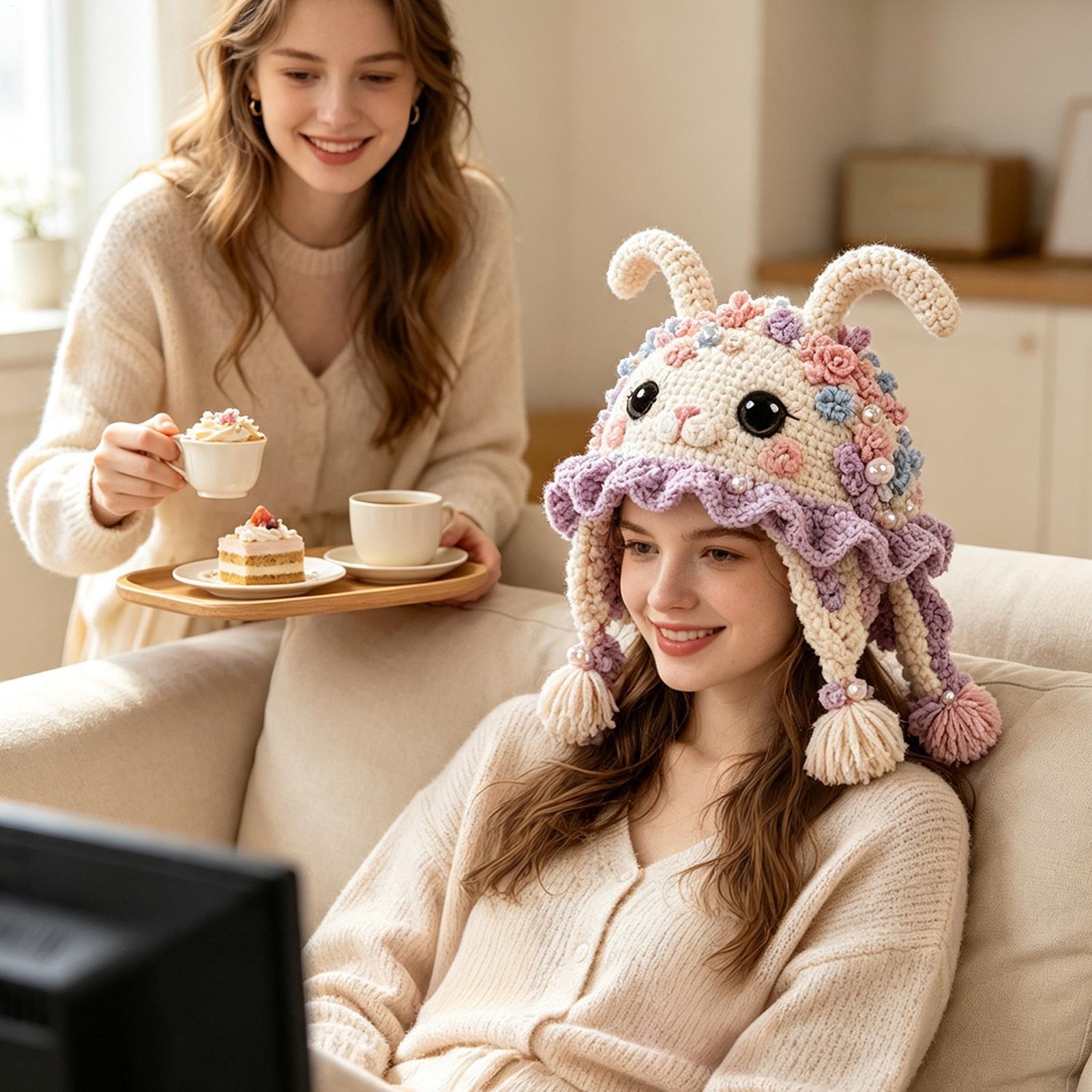 Art Craft Girl - Hat Crochet Kit Handmade Sea Animal