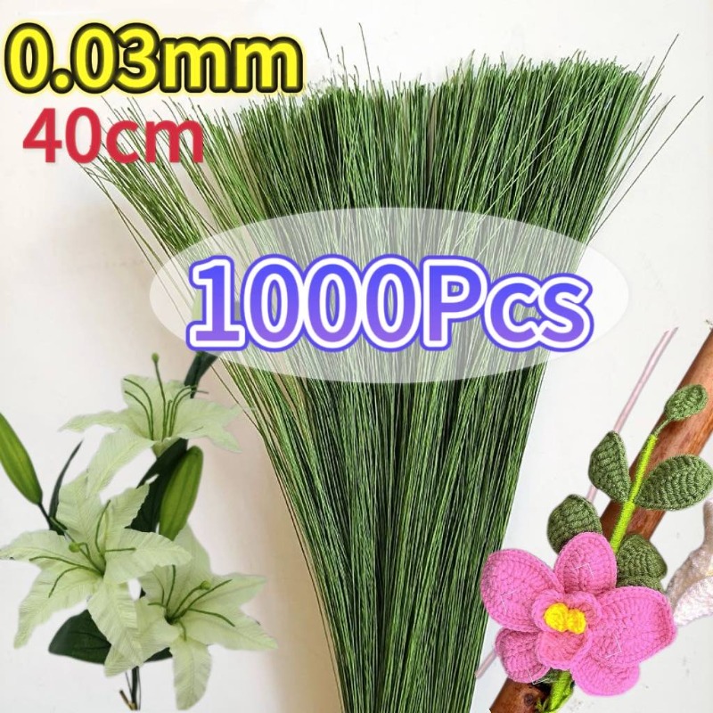 100-1000pcs Paper Floral Wire  - Art Craft Items 评论和价格