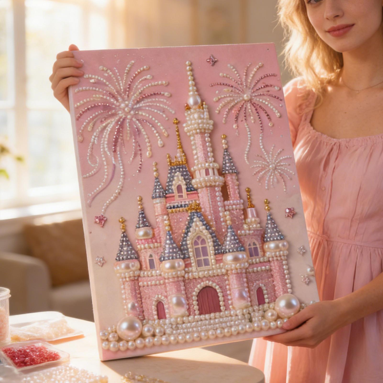 DIY Pearl Painting Kit Beaded  - Art Craft Activities 评论和价格