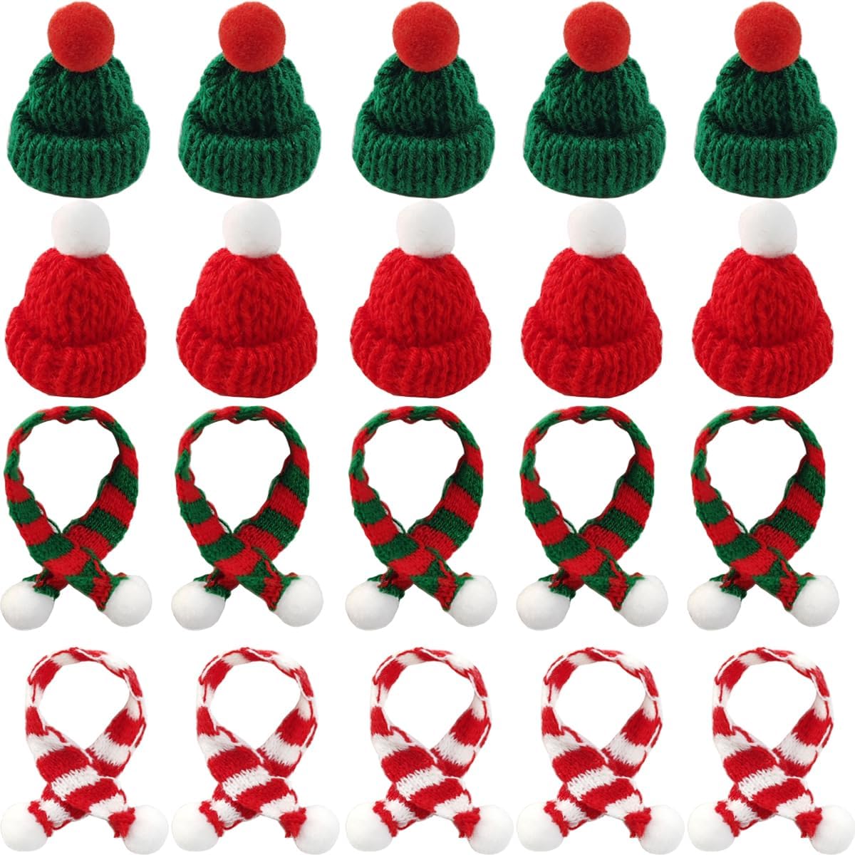 32PCS Mini Knit Hat Mini Chris - Art Craft Hat 评论和价格