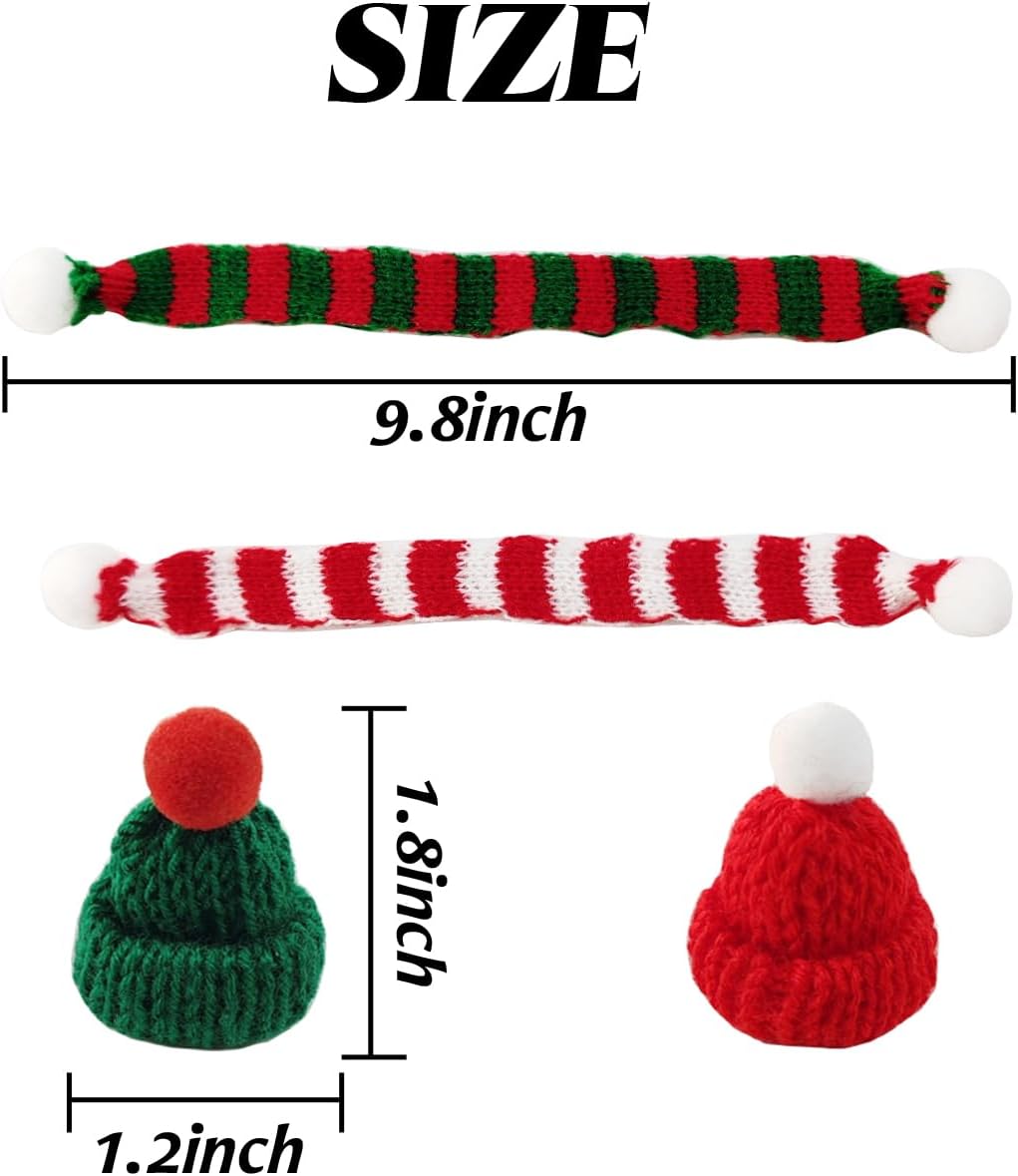32PCS Mini Knit Hat Mini Chris - Art Craft Hat 评论和价格