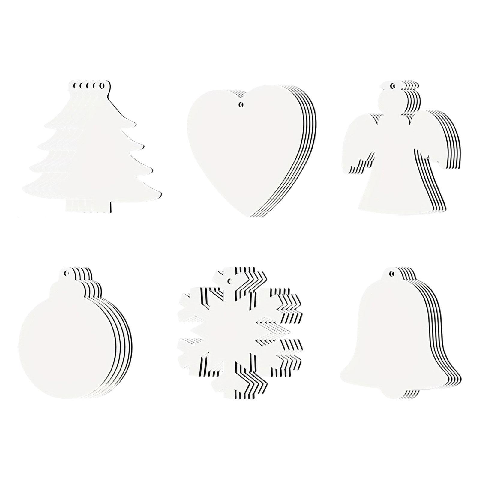 30x Sublimation Christmas Orna - Art And Craft Xmas Tree 评论和价格