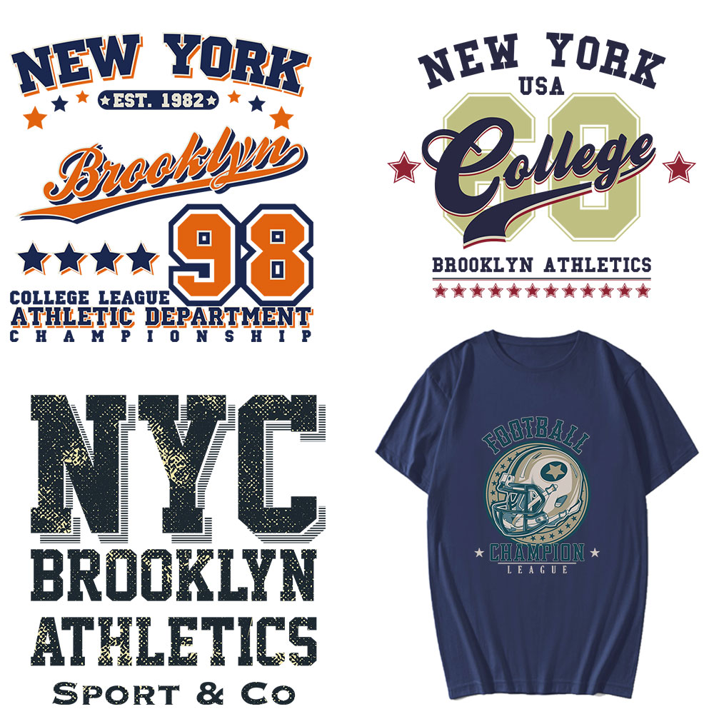 New York Brooklyn Iron On Tran - Art And Craft New York 评论和价格