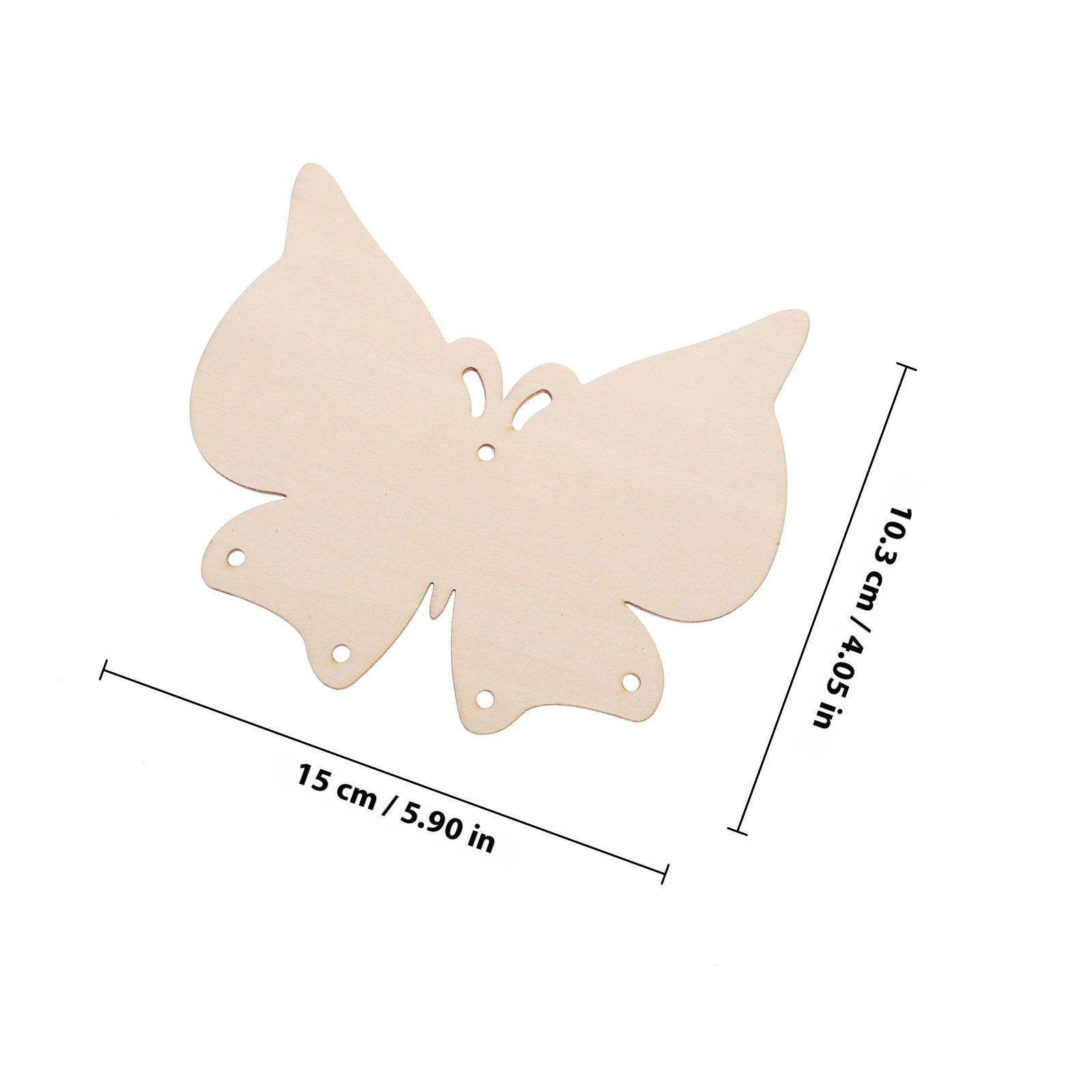 1Set DIY Butterfly Wind Chime  - Art Craft Butterfly 评论和价格