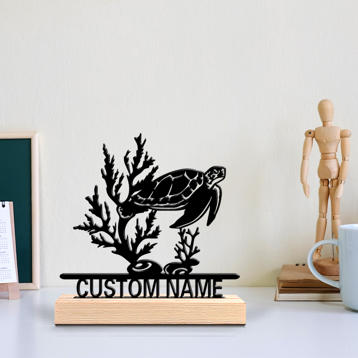 1pc Abstract Sea turtle Custom - Letter S Art Craft 评论和价格