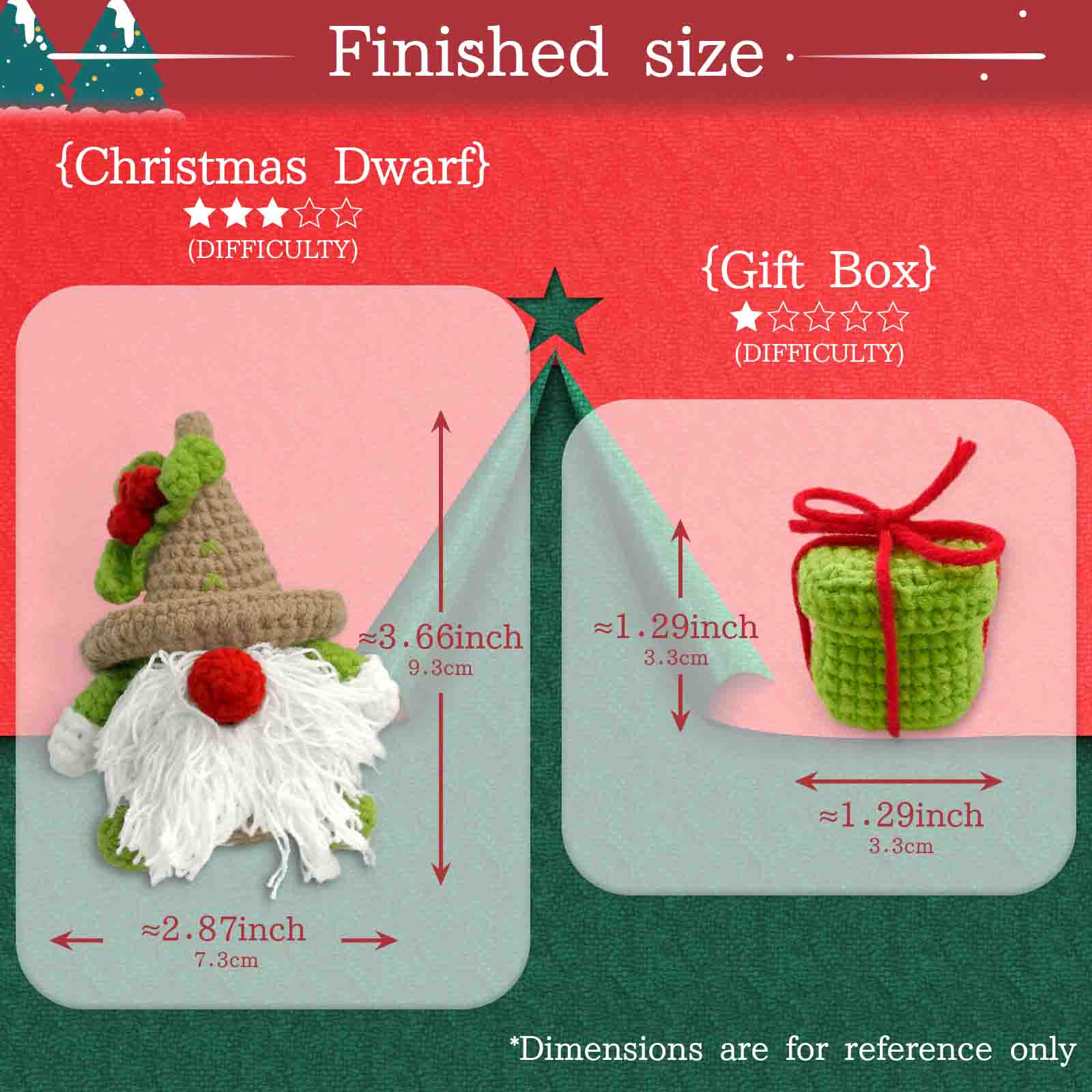 YAMAXIN 2PC Christmas Themed C - Art Craft Easy 评论和价格