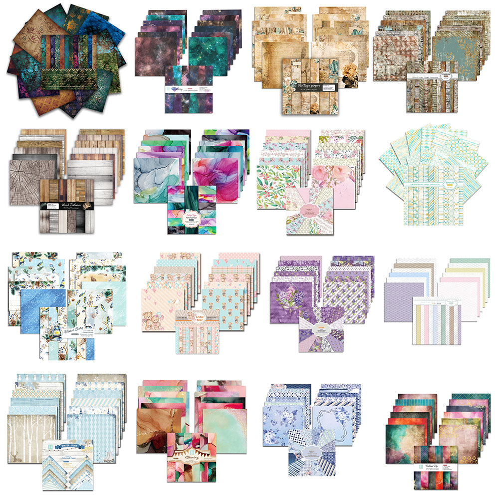 24 Sheets 30x30cm Scrapbook Pa - Art Craft Journal 评论和价格