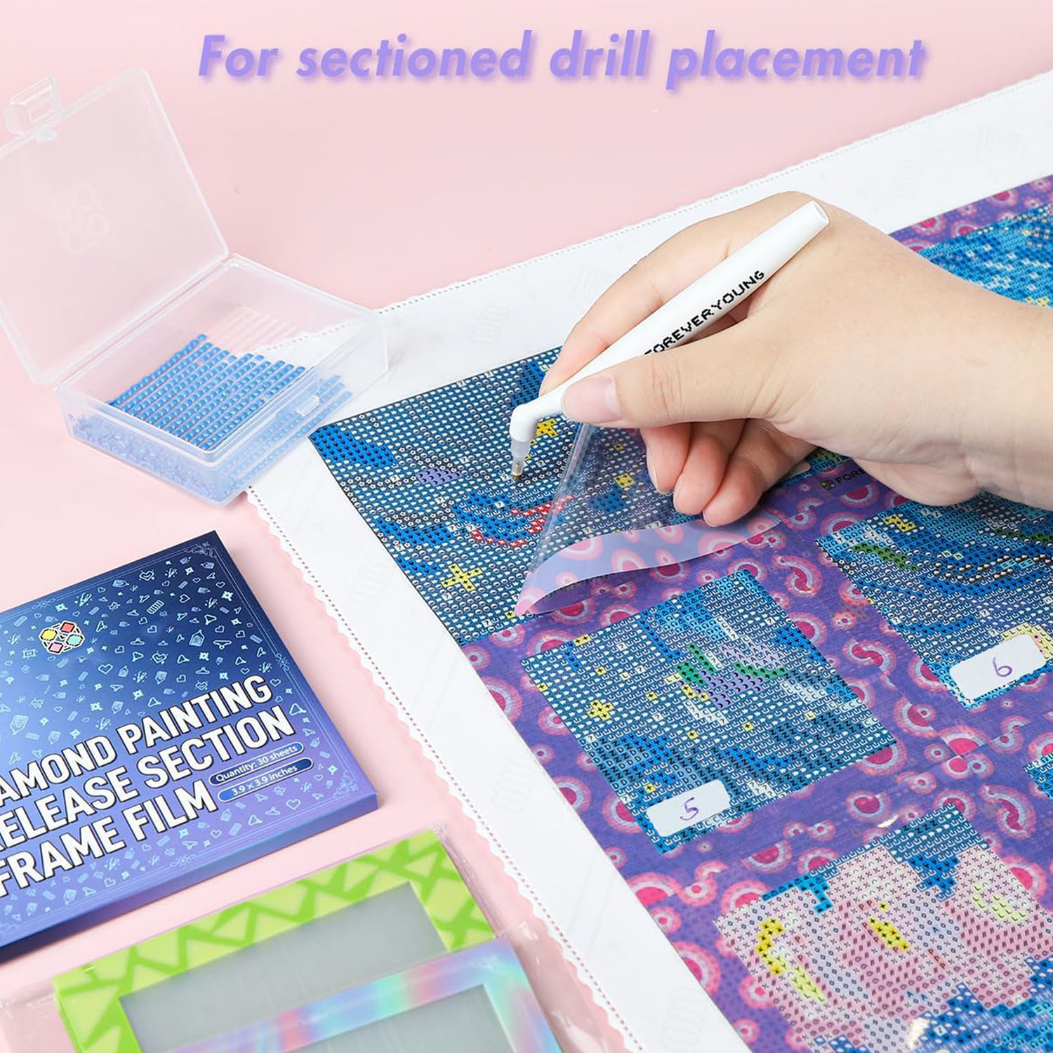 30PCS Diamond Painting Alignme - Craft Art Set 评论和价格