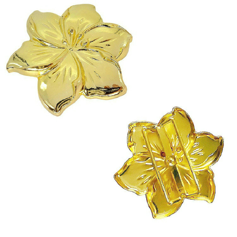 2PCS Golden Alloy Bikini Buckl - Art Craft Girl 评论和价格