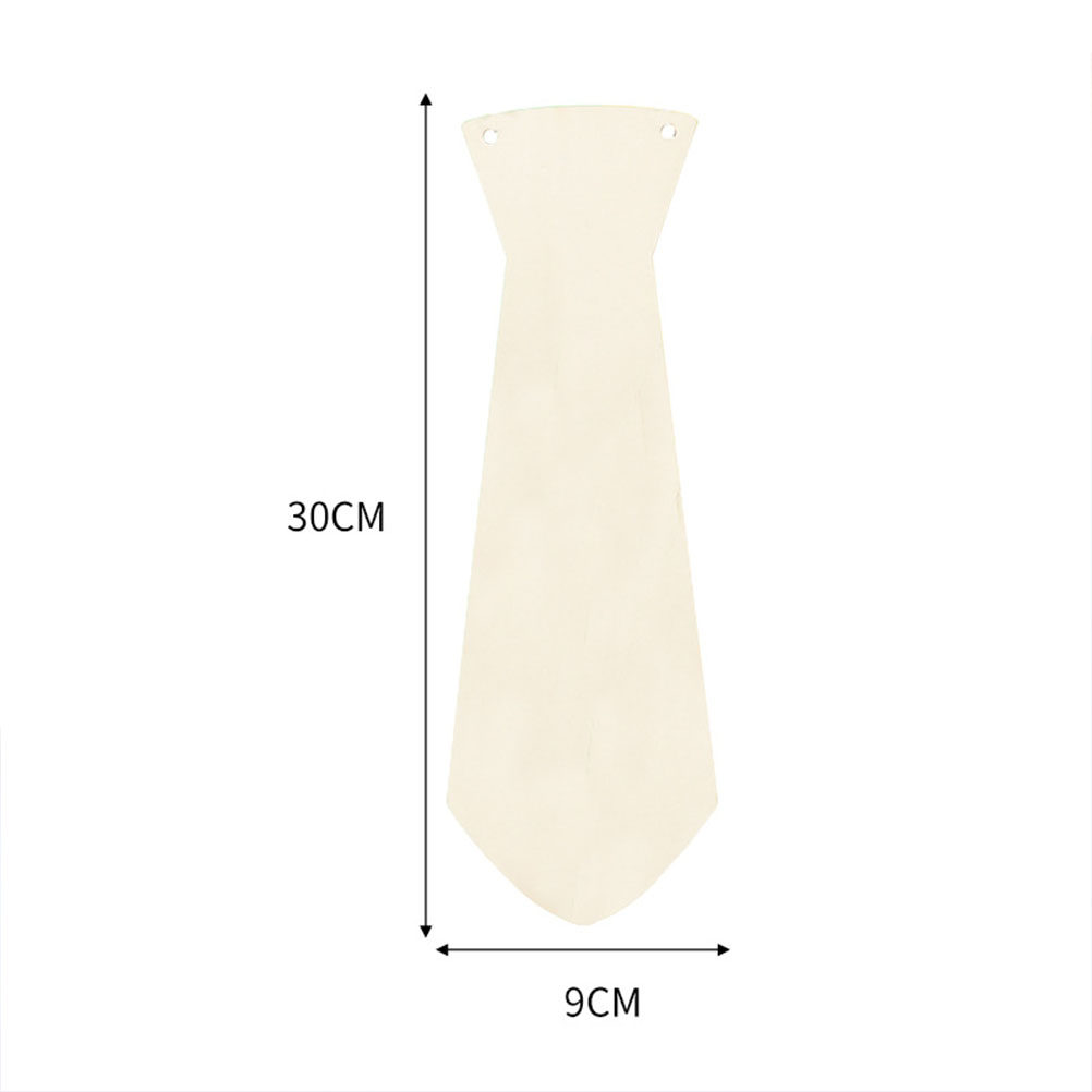 5Pcs Wooden Necktie for Father - Art And Craft For Father'S Day 评论和价格