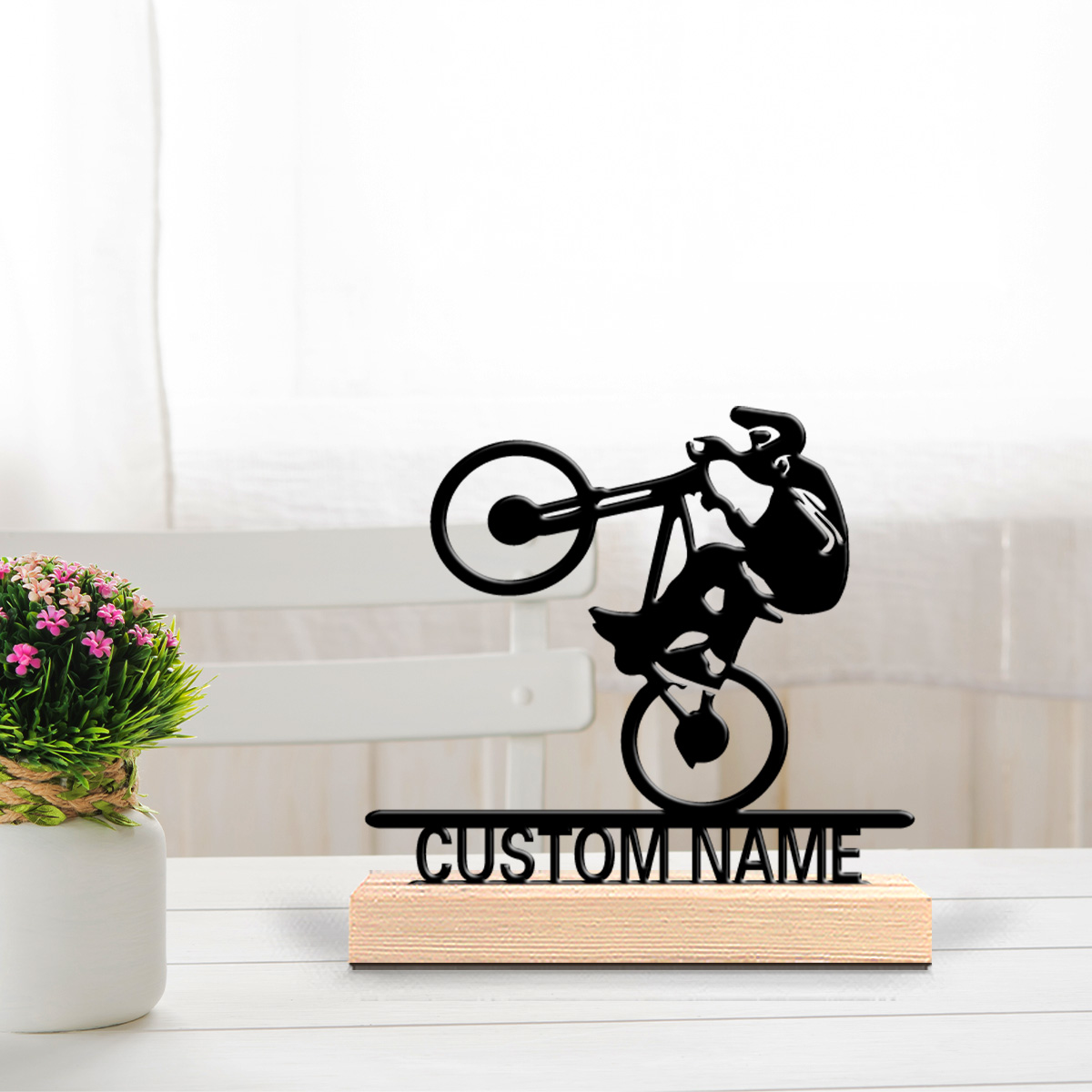 1pc Fashion bike Custom Name M - Art Craft Names 评论和价格