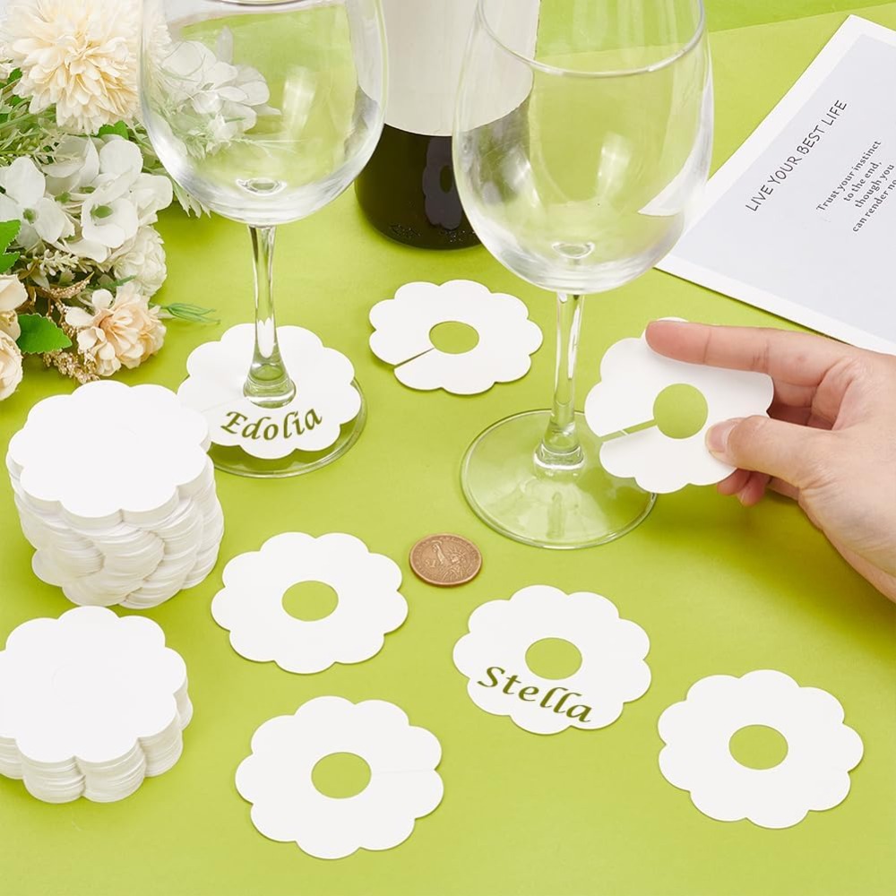 150 Pcs Paper Wine Glass Marke - Art Craft Items 评论和价格