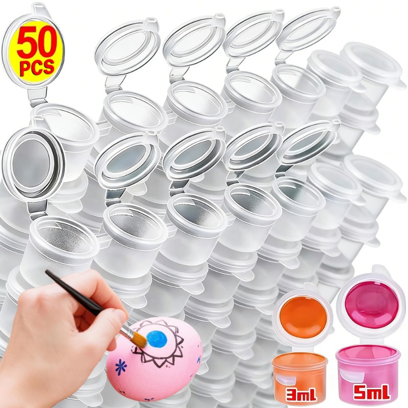 10/30/50PCS Empty Paint Pots M - Art Craft Cup 评论和价格