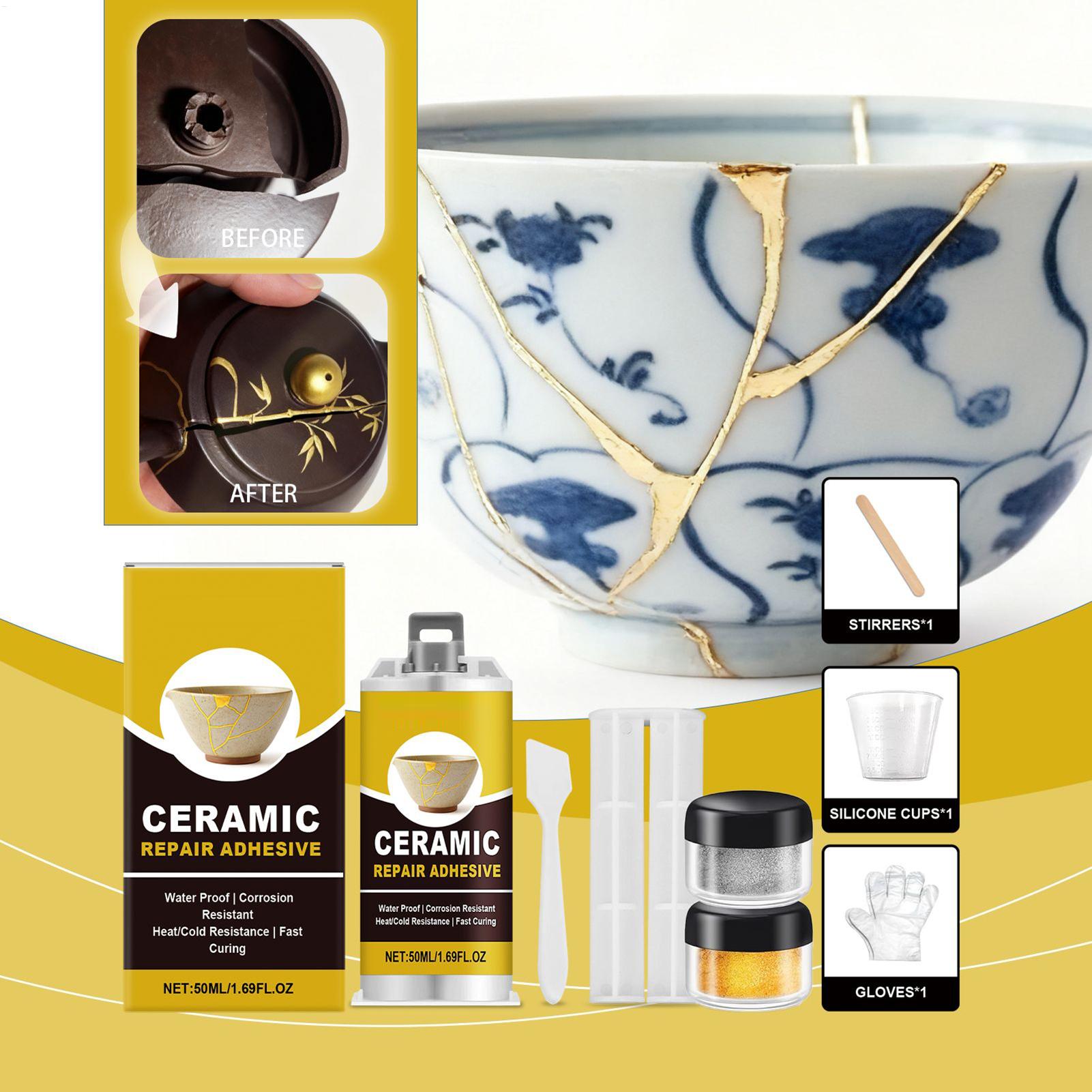 Porcelaine Repair Kit Gold Cer - Art Craft Cup 评论和价格