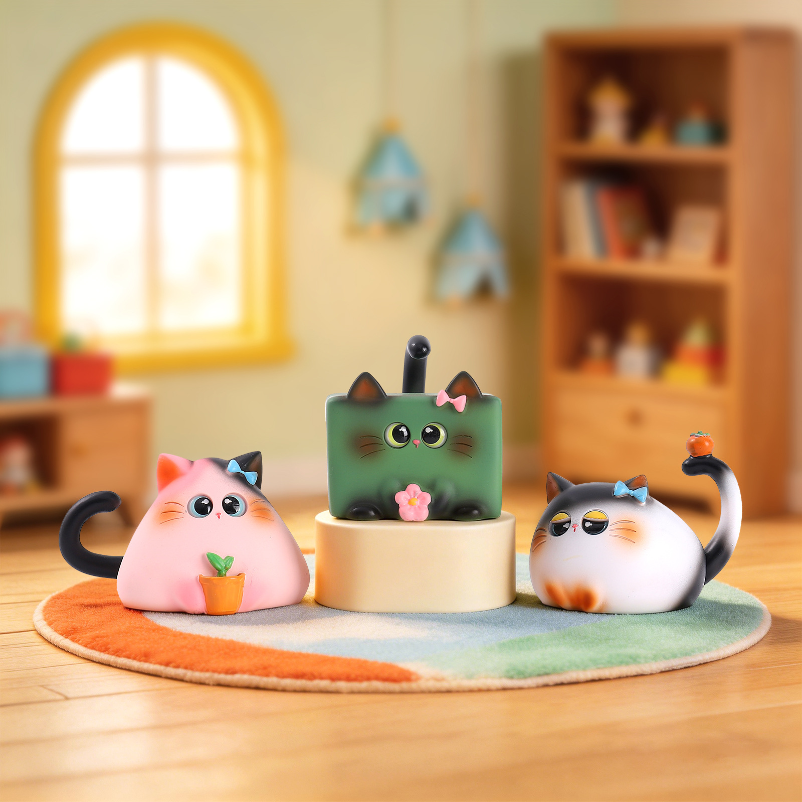 Blind Box Cat Figurine Resin C - Art Craft Items 评论和价格