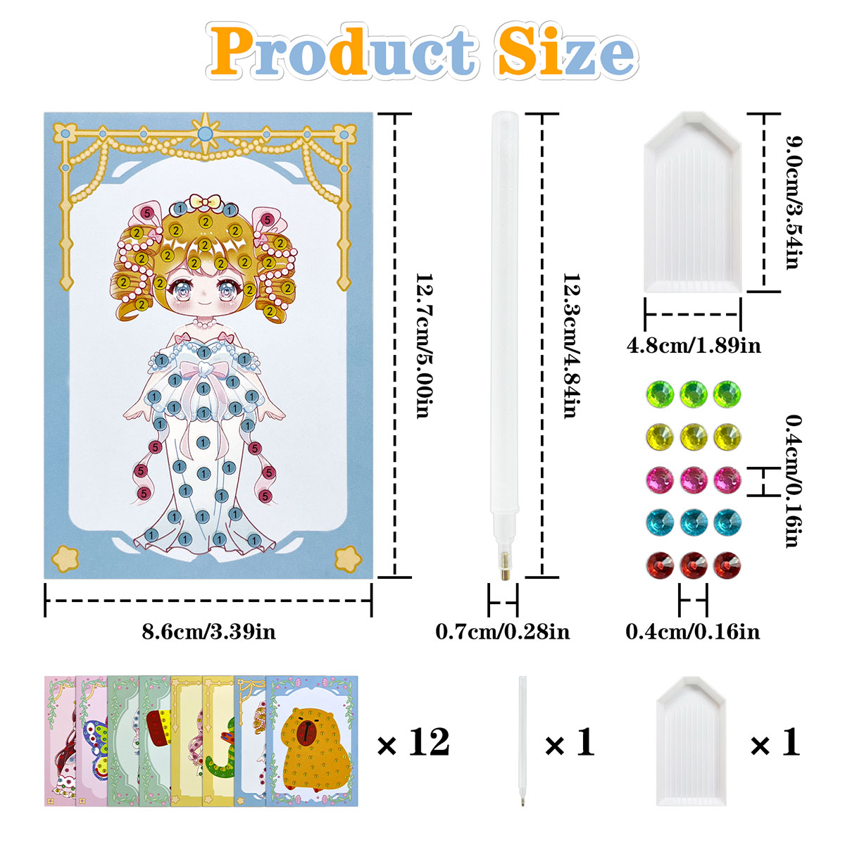 16 Pcs Gem Kit DIY Arts Crafts - Art Craft Activities 评论和价格