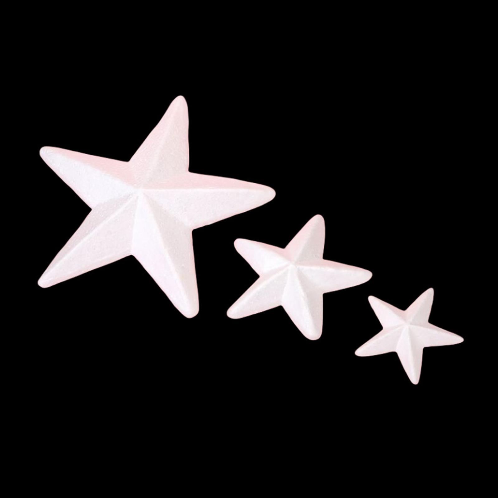16x Foam Stars Christmas Decor - Art And Craft Xmas Tree 评论和价格