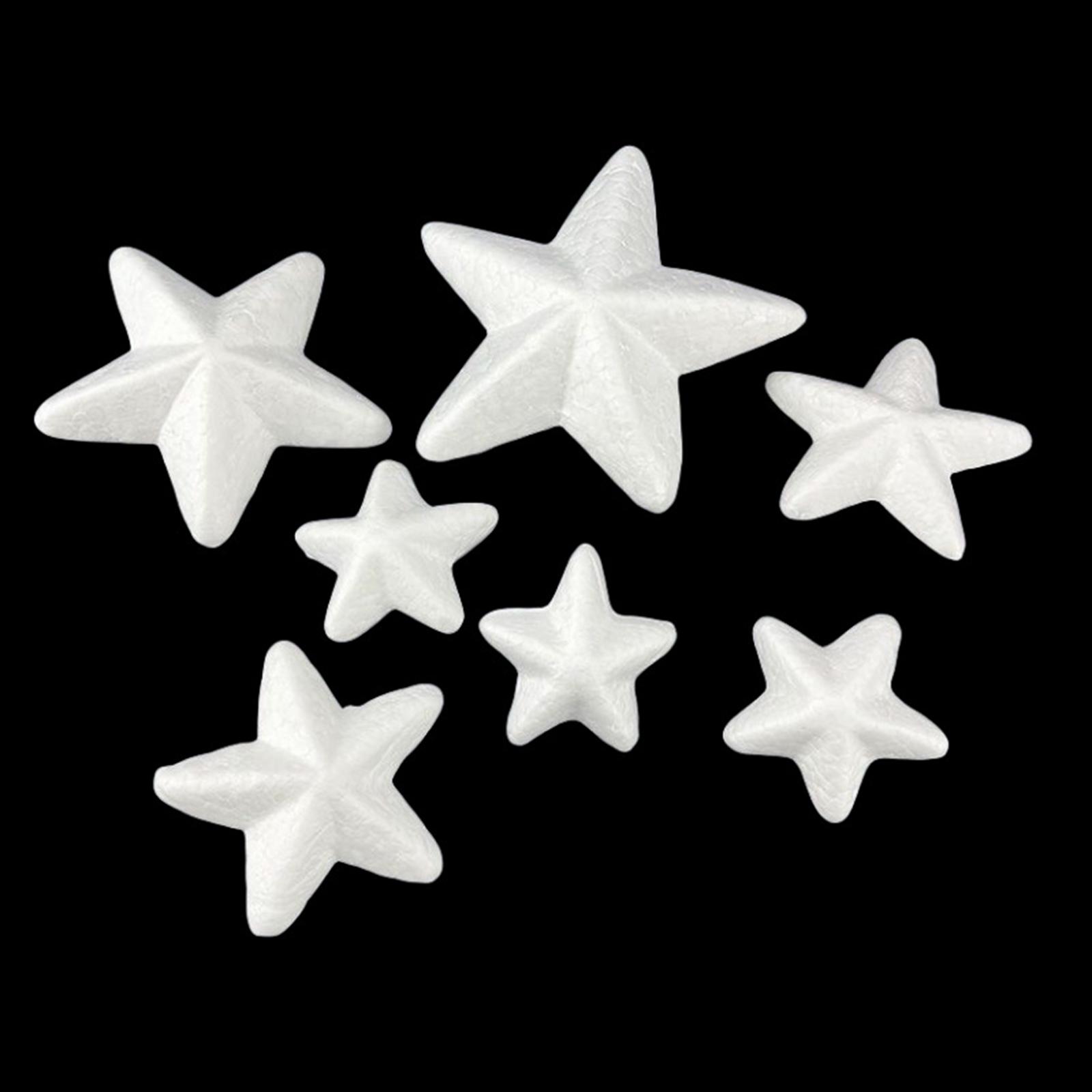 16x Foam Stars Christmas Decor - Art And Craft Xmas Tree 评论和价格