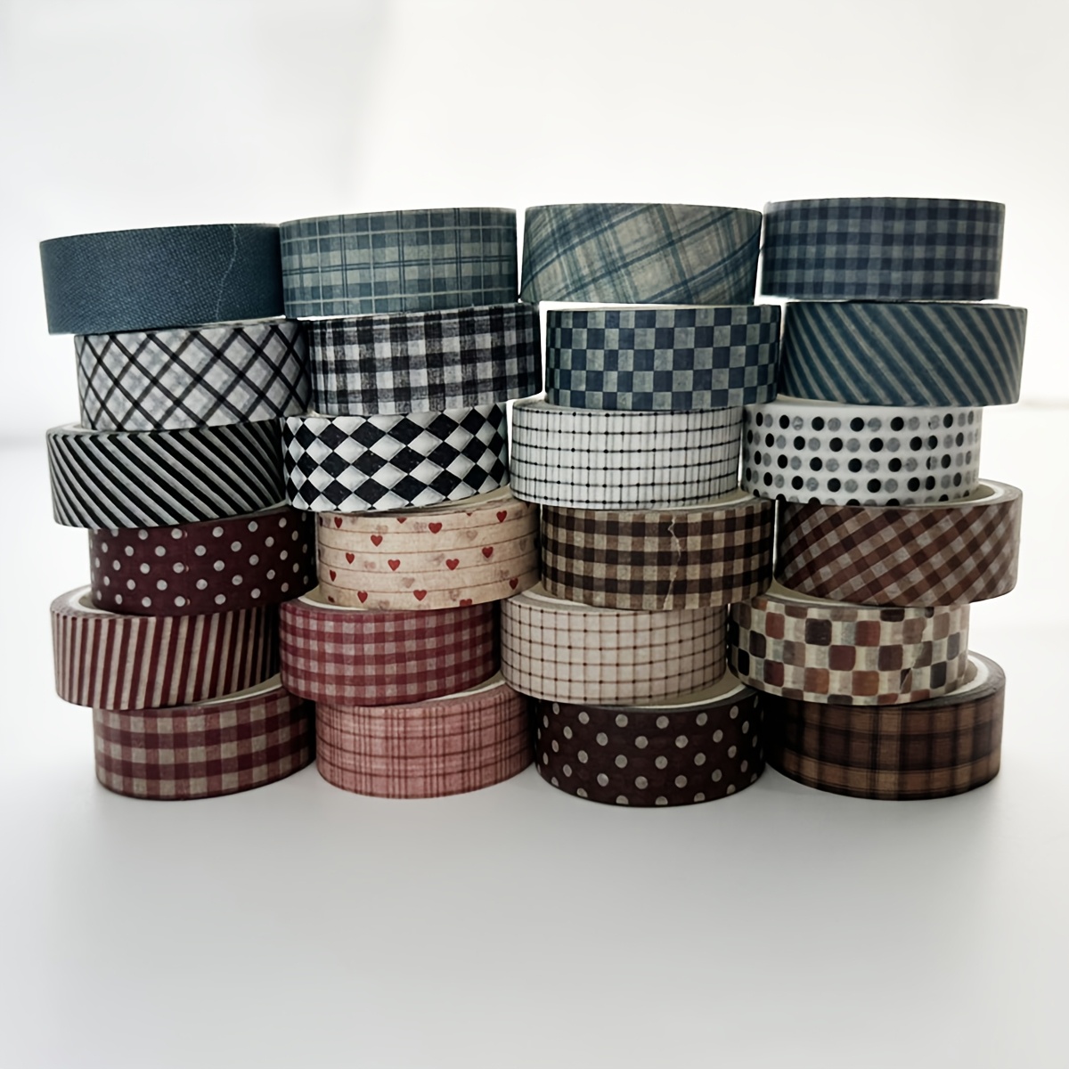 Washi Tape Set, 6 Rolls, Assor - Art Craft Journal 评论和价格