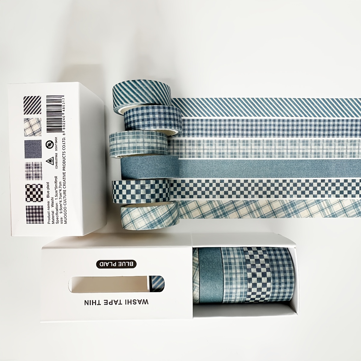 Washi Tape Set, 6 Rolls, Assor - Art Craft Journal 评论和价格
