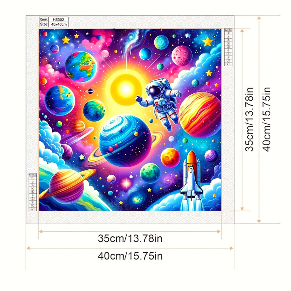 Space Landscape Pattern Diamon - Art Craft Kits For Adults 评论和价格