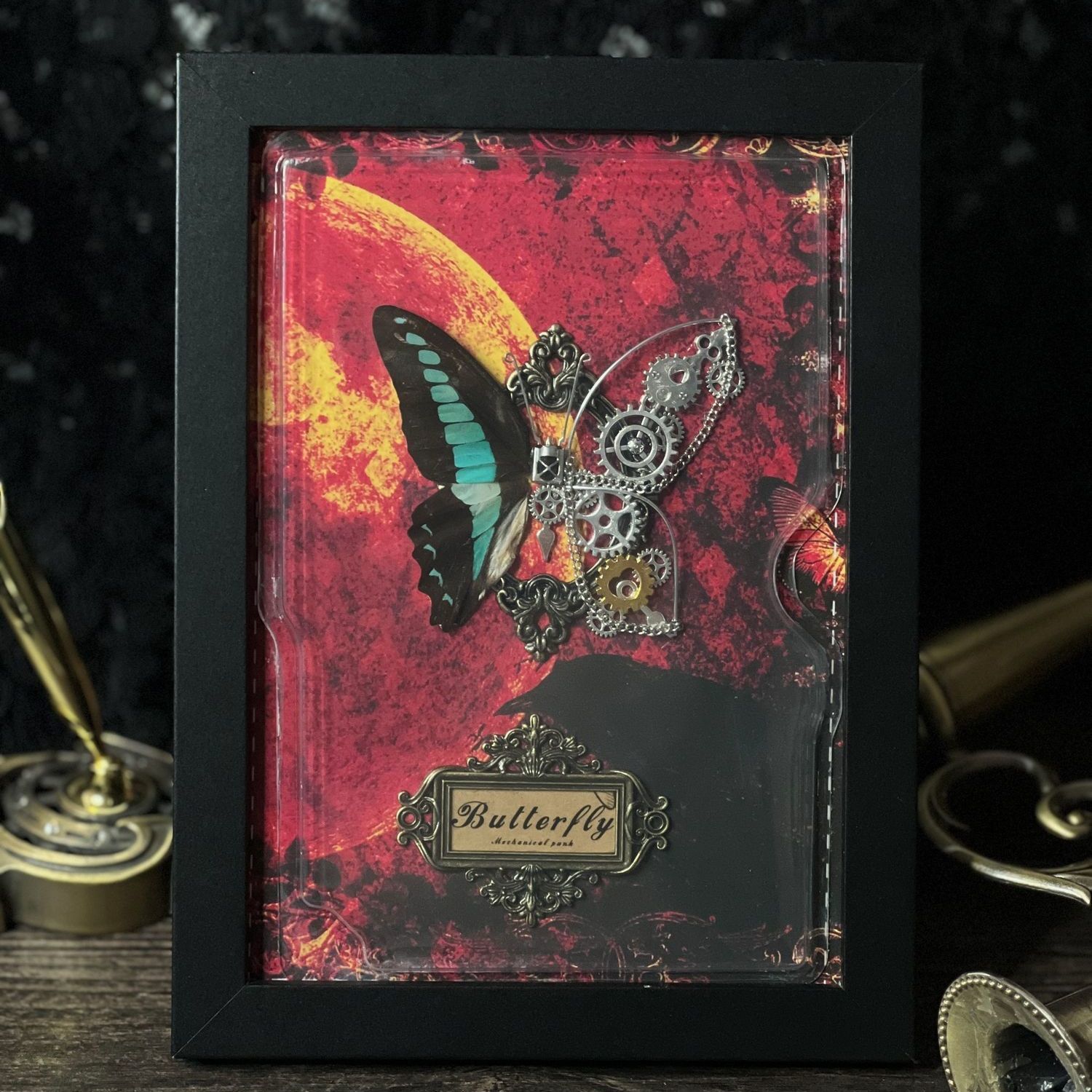 Steampunk Butterfly Frame DIY  - Art Craft Butterfly 评论和价格