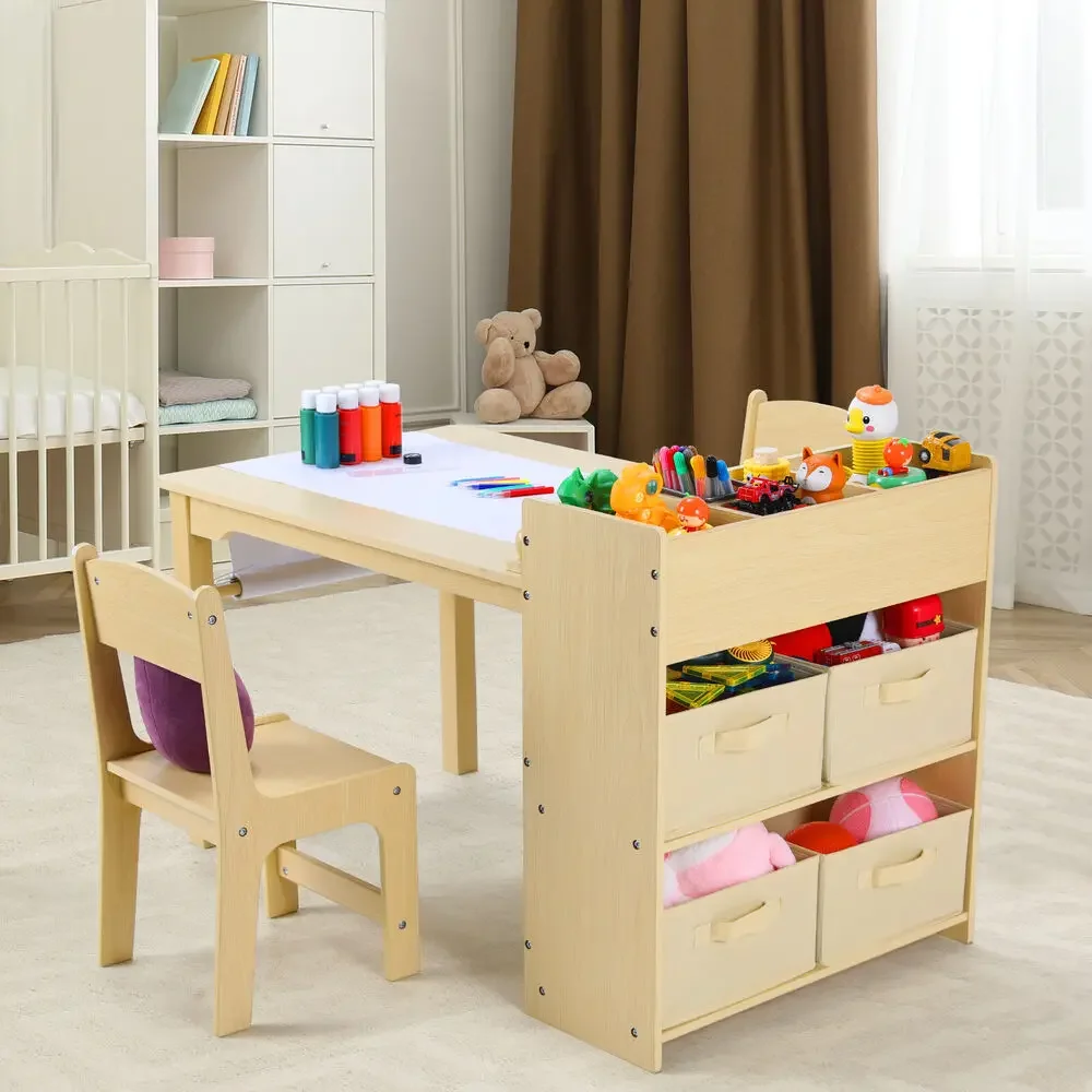 Kids Art Table & 2 Chairs Set  - Art And Craft Quotes For Kids 评论和价格