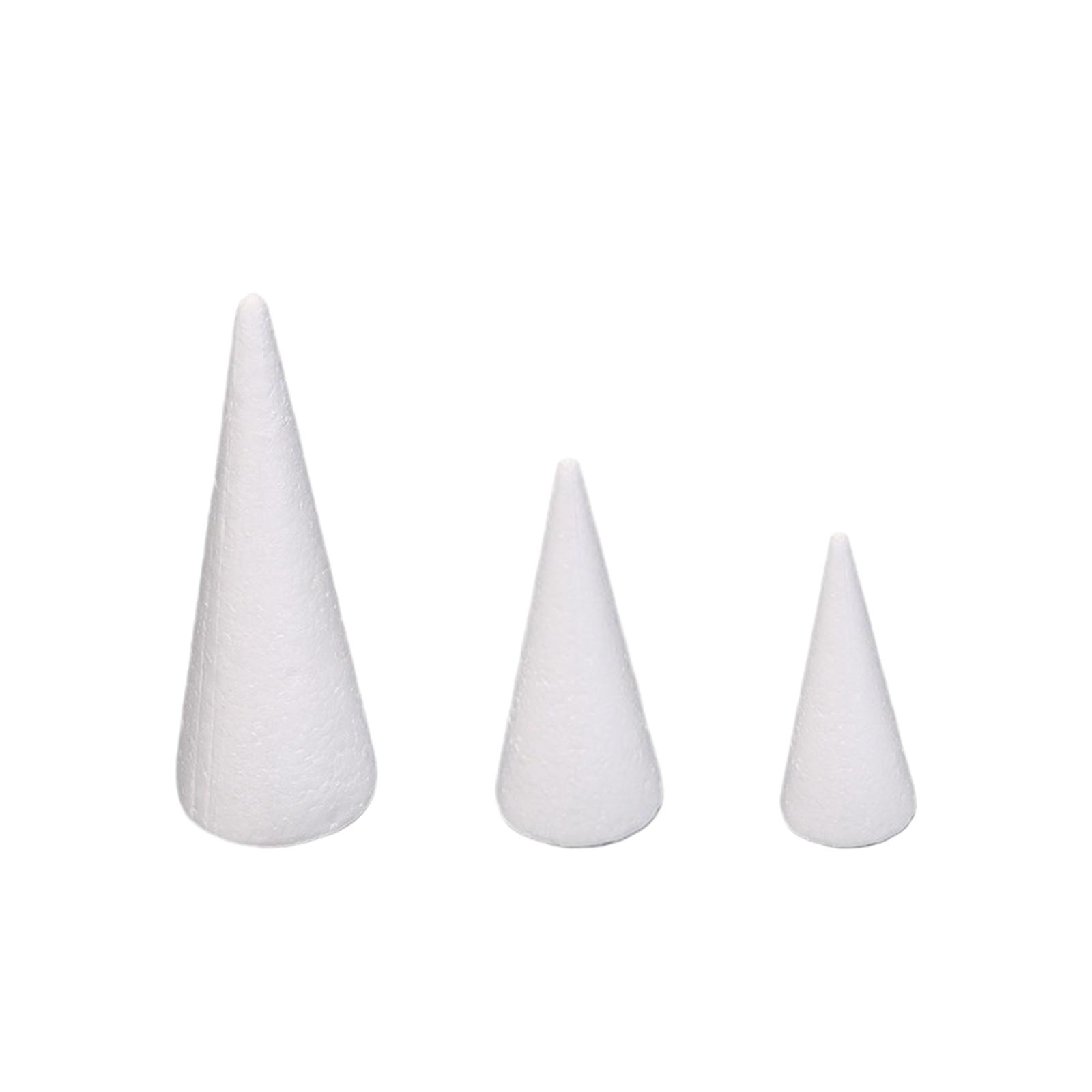 15Pcs Craft Foam Cones White P - Art Craft Activities 评论和价格