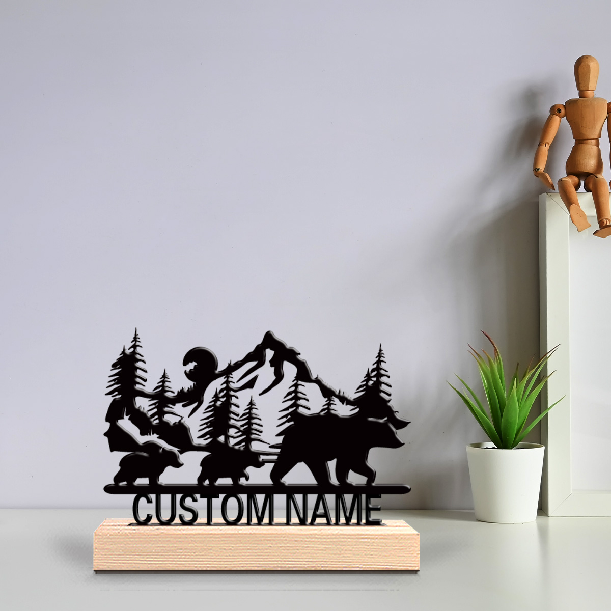 1pc Creative nature view Custo - Letter S Art Craft 评论和价格