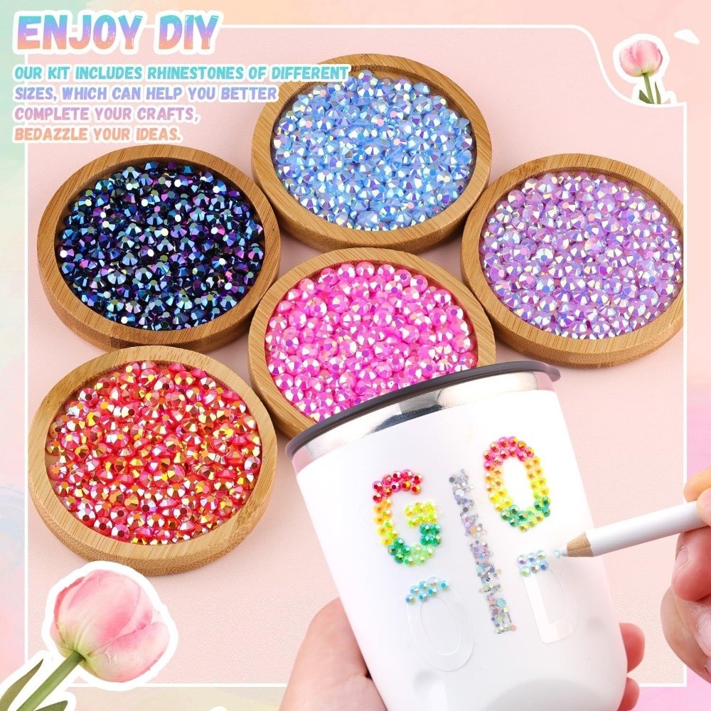 Multicolor Resin Rhinestone Ki - Art Craft Hat 评论和价格