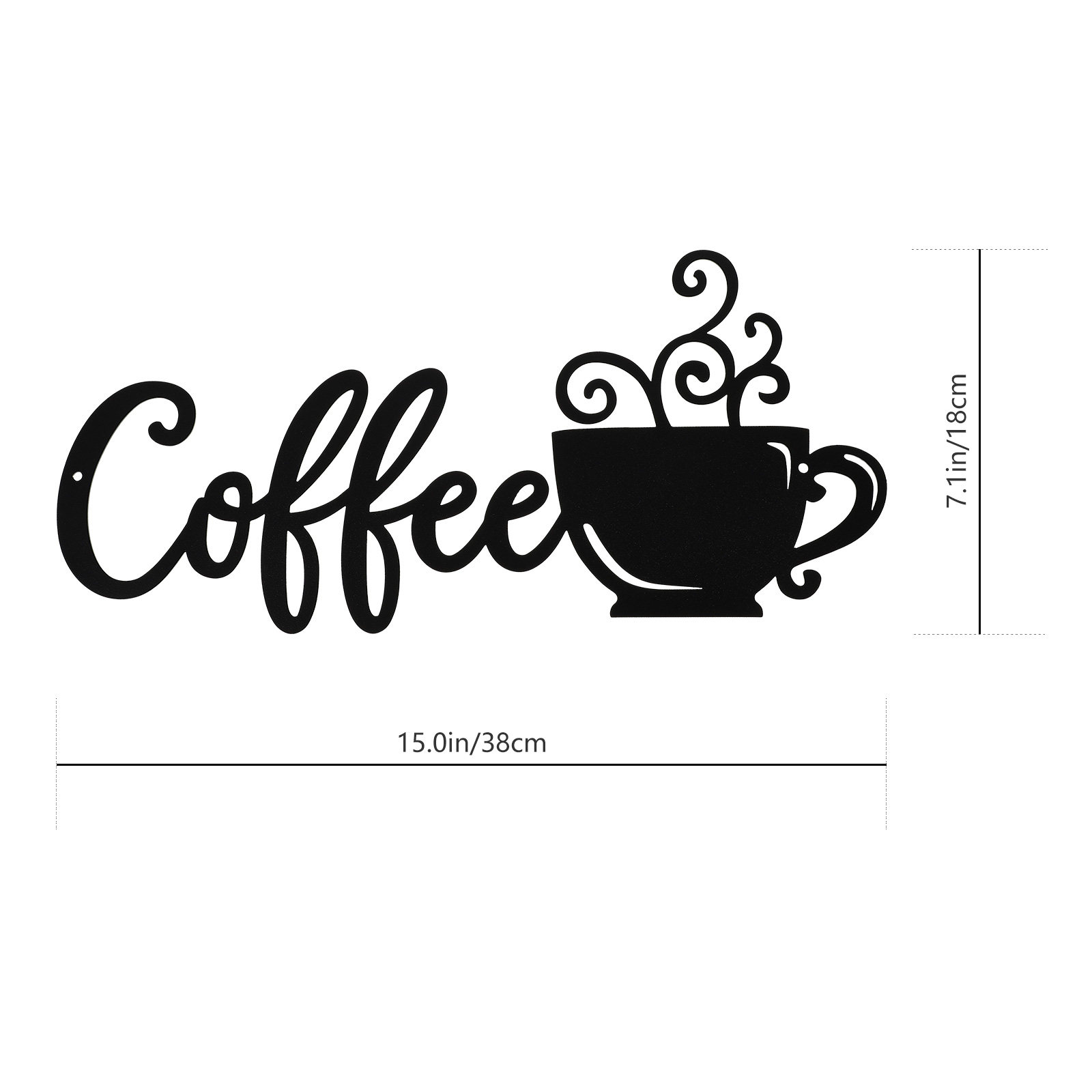 1Set Coffee Cup Pattern Wall P - Art Craft Cup 评论和价格