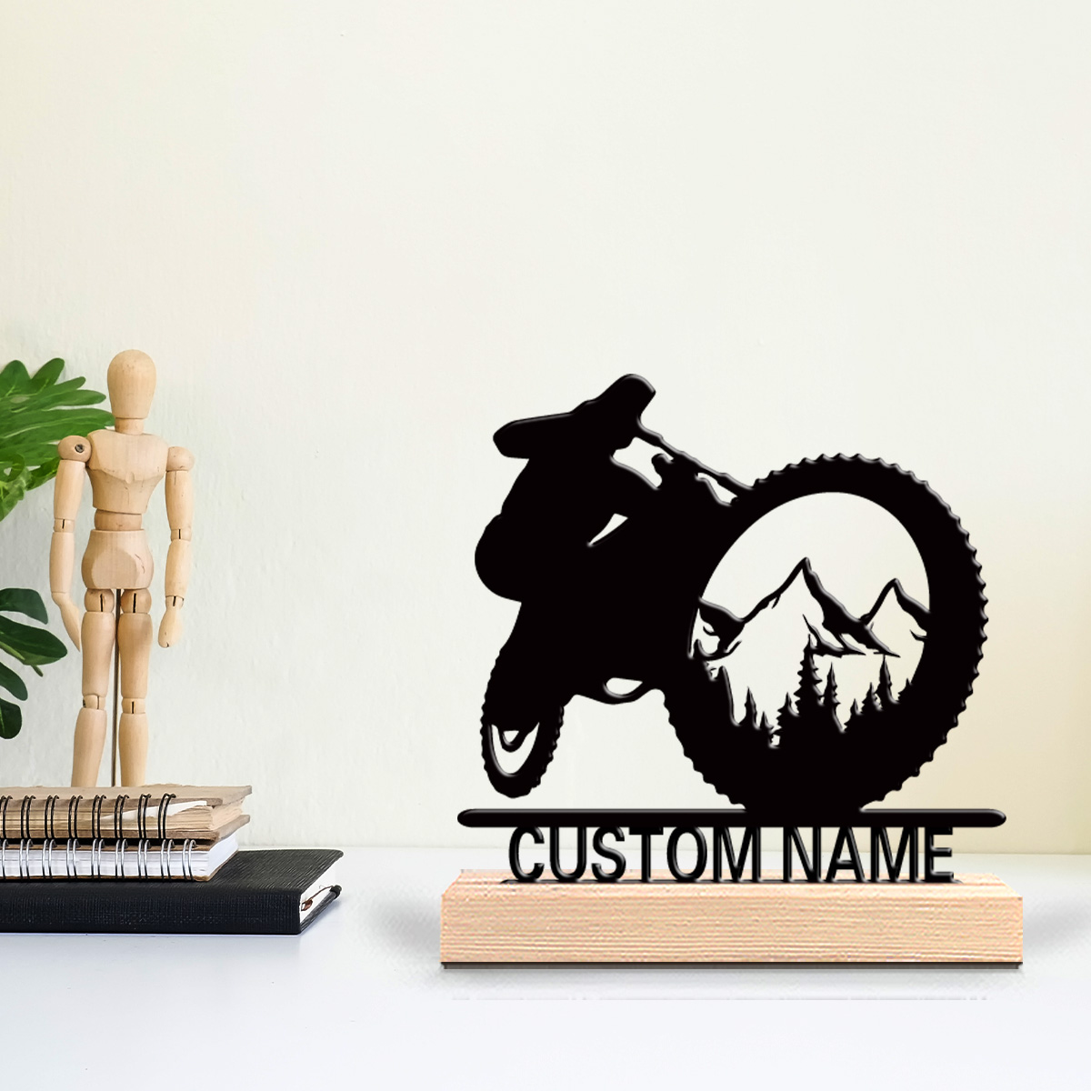 1pc Motorcycle Mountain View C - Art Craft Names 评论和价格